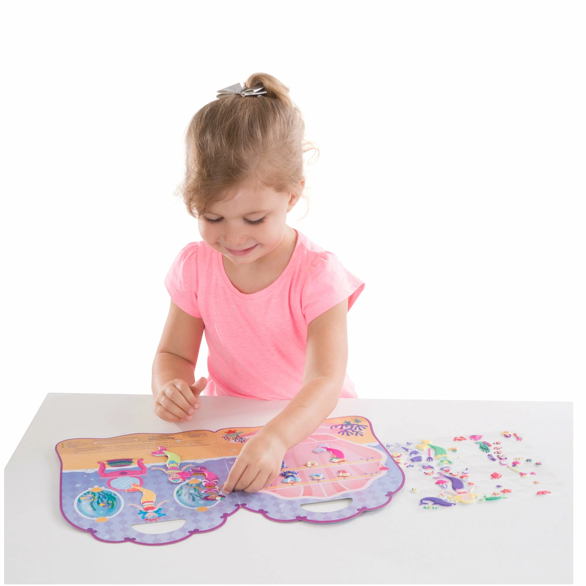 Melissa & Doug Puffy Sticker Play Set - Mermaid - Image 2