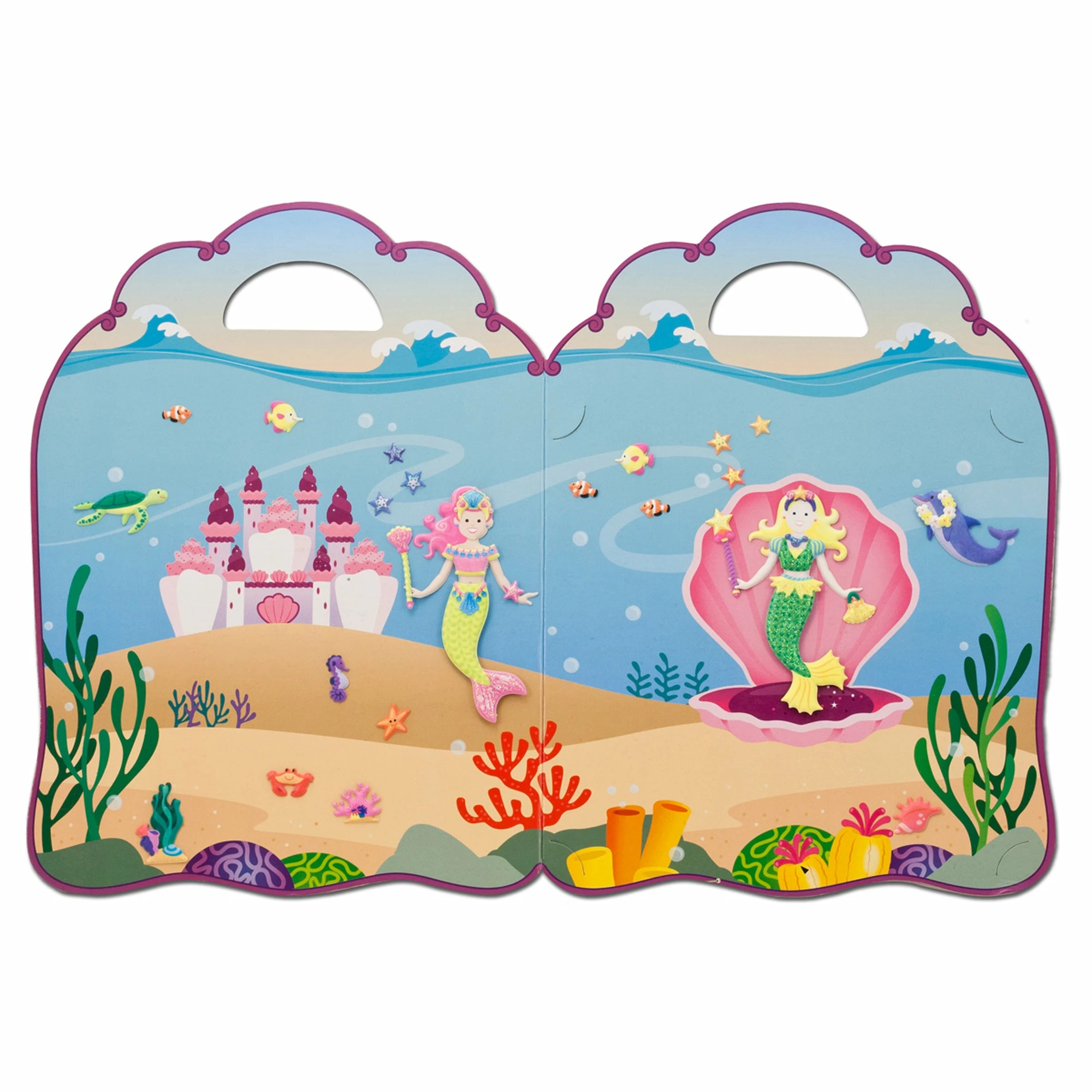 Melissa & Doug Puffy Sticker Play Set - Mermaid - Image 3