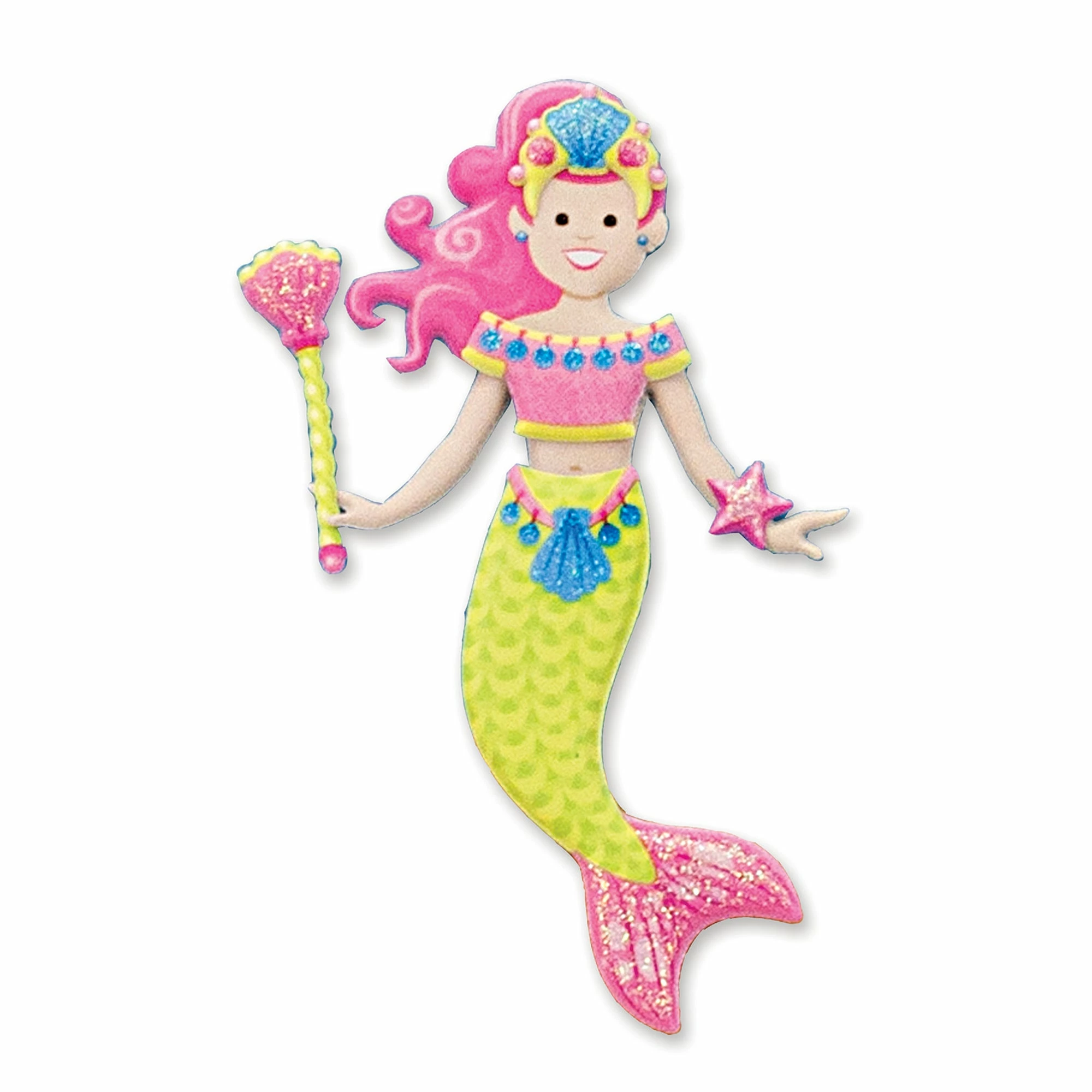 Melissa & Doug Puffy Sticker Play Set - Mermaid - Image 5