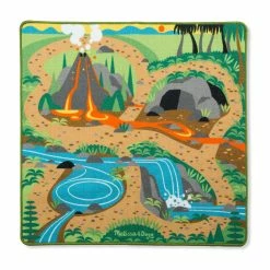 Melissa & Doug Prehistoric Playground Dinosaur Rug