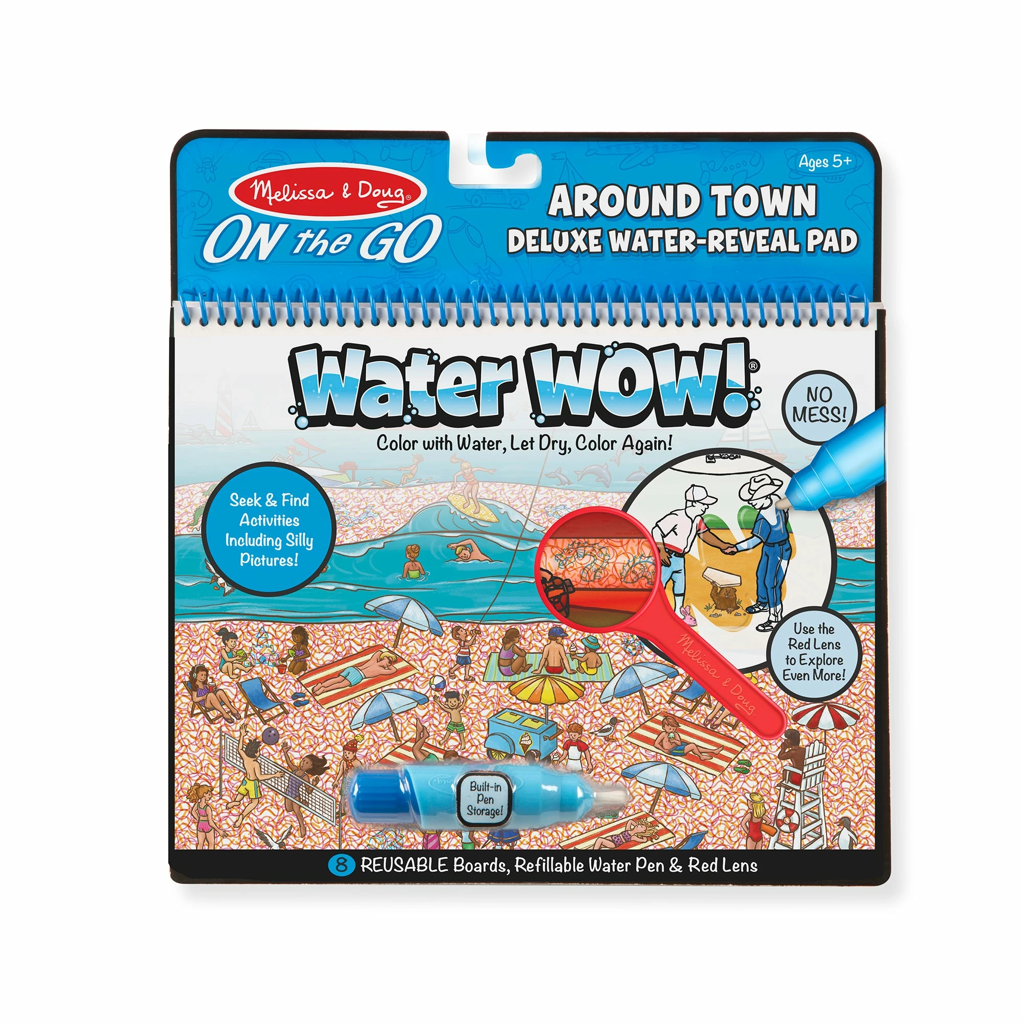 Melissa & Doug Water Wow Around Town Deluxe Water Reveal Pad