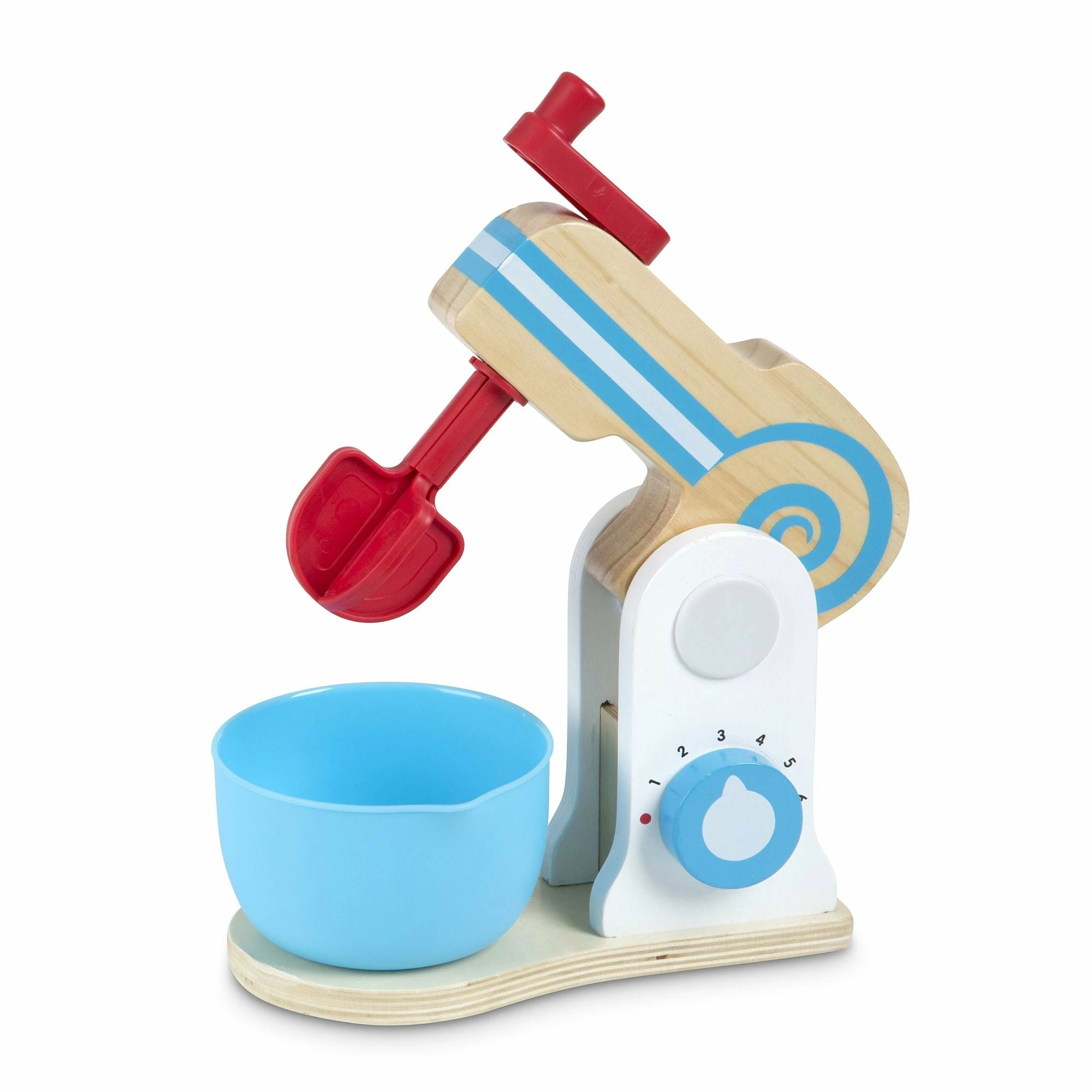 Melissa & Doug Wooden Make-a-Cake Mixer Set - Image 6