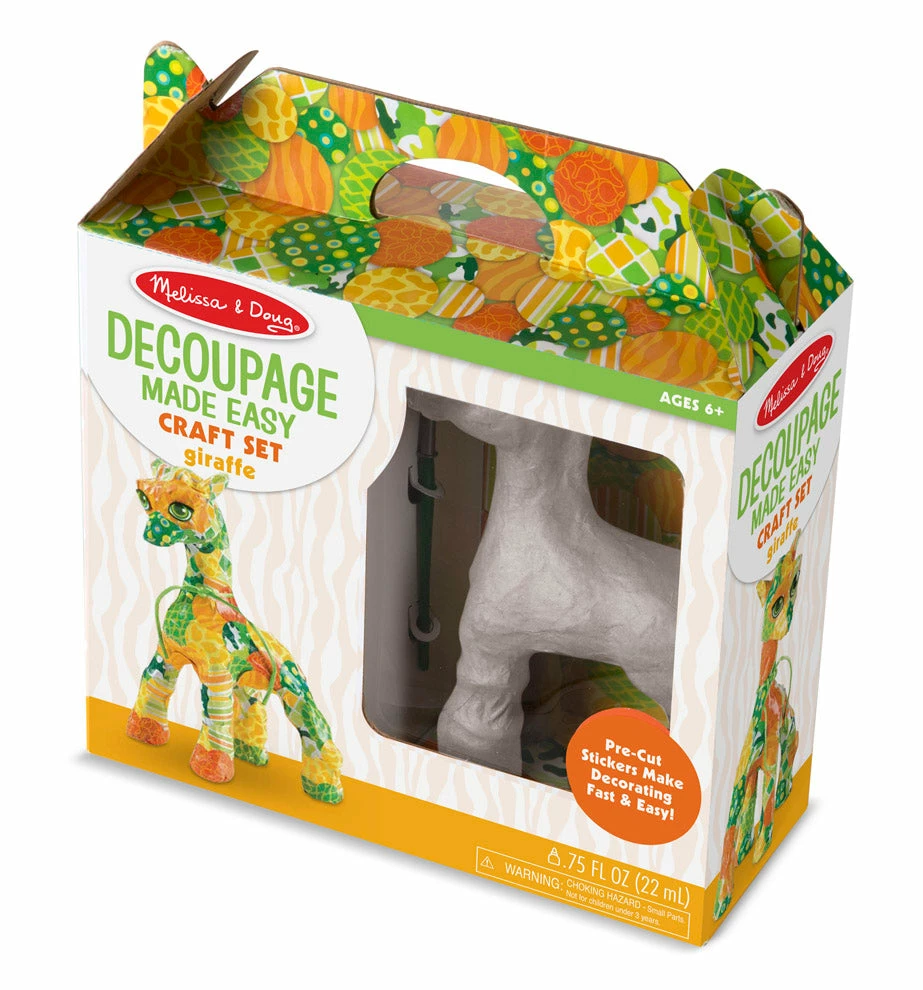 Melissa & Doug Decoupage Made Easy - Giraffe - Image 2