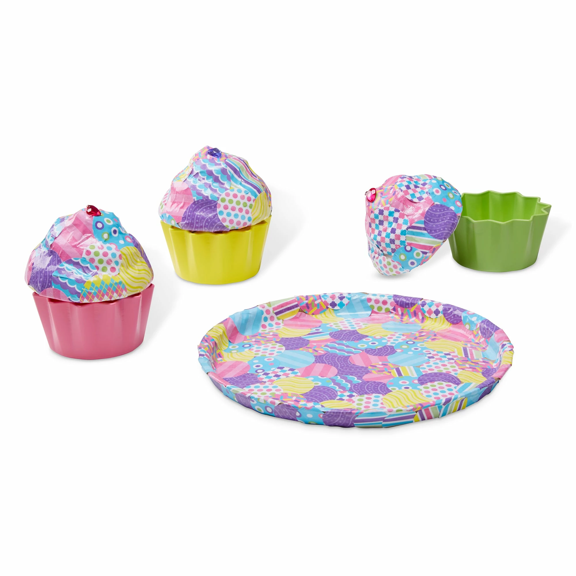 Melissa & Doug Decoupage Made Easy Deluxe Craft Set - Cupcakes