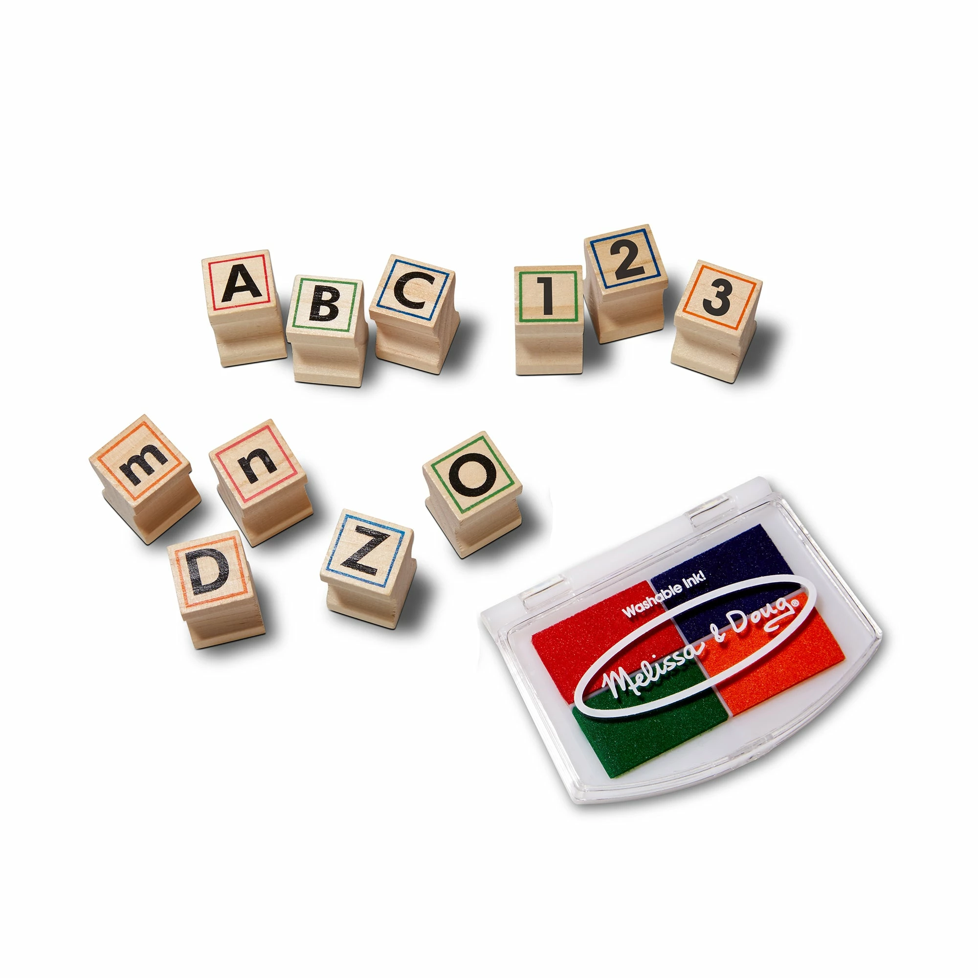 Melissa & Doug Wooden ABC Activity Stamp Set - Image 2