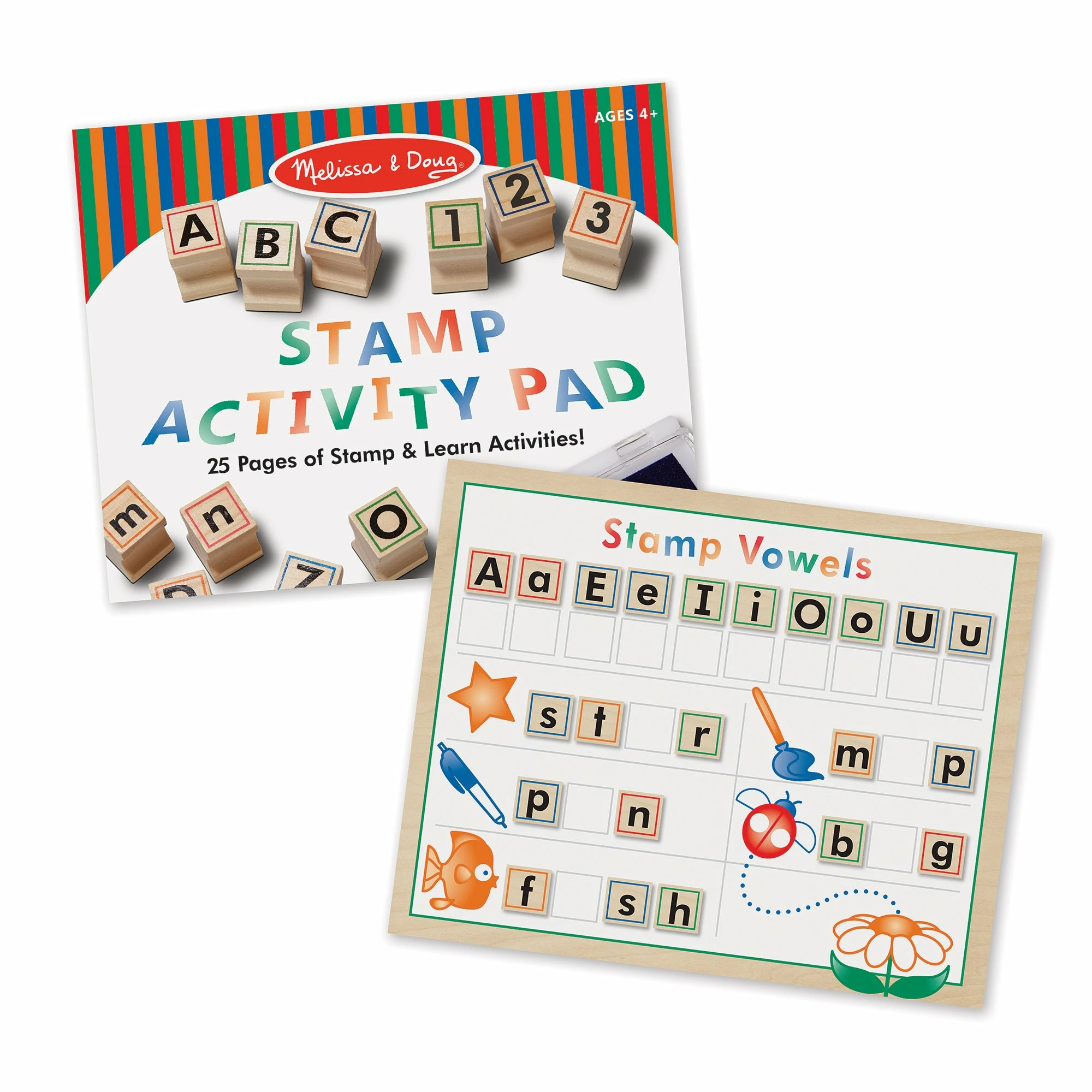Melissa & Doug Wooden ABC Activity Stamp Set - Image 3