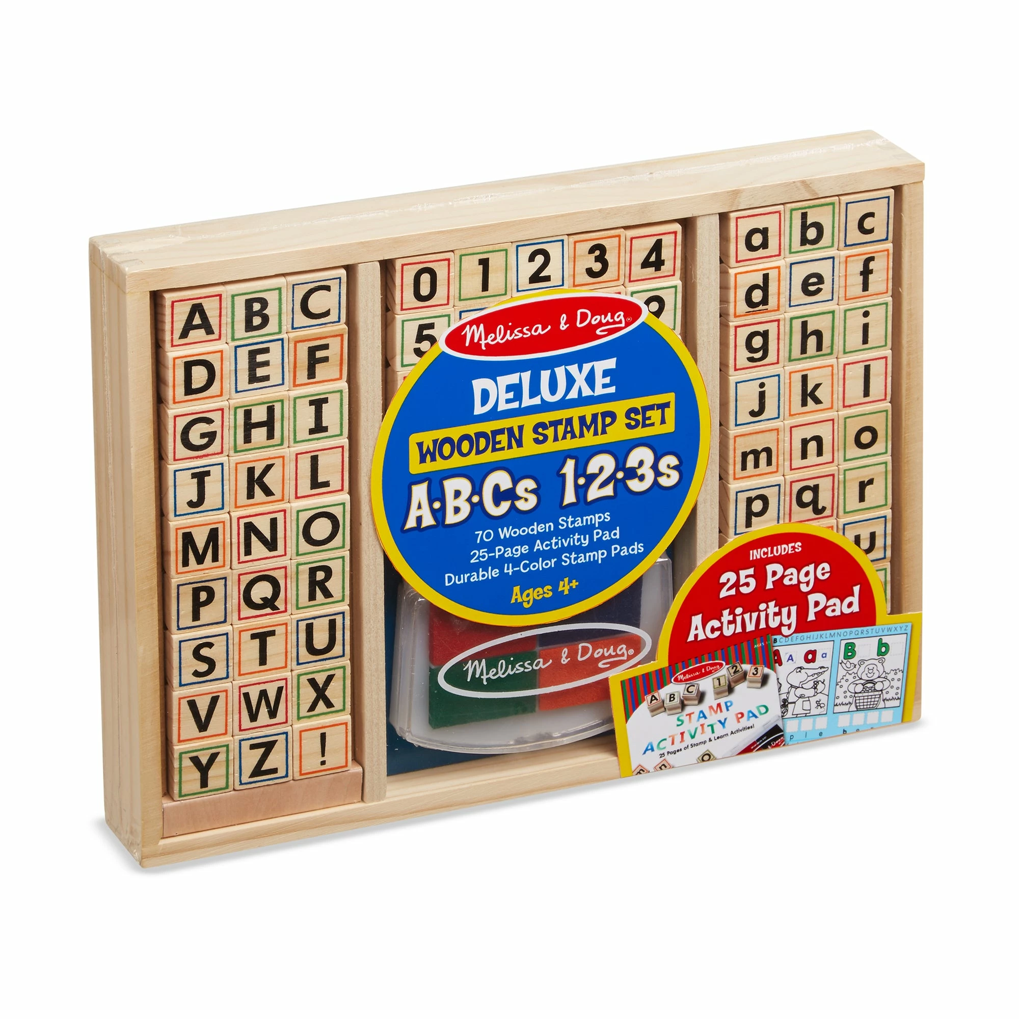 Melissa & Doug Wooden ABC Activity Stamp Set - Image 4