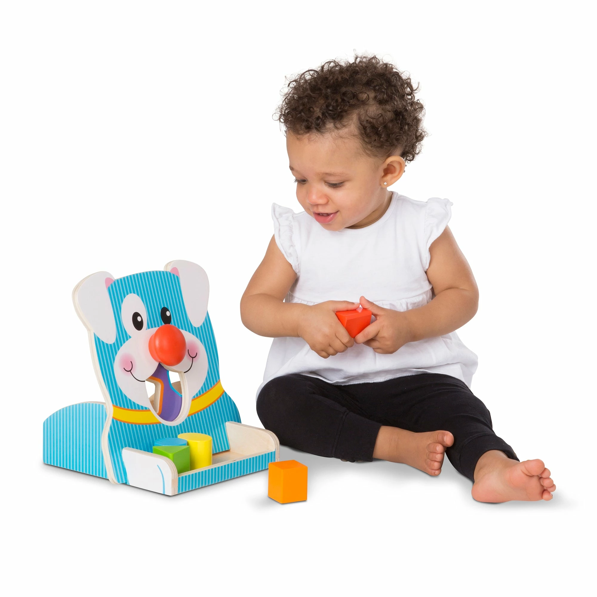 Melissa & Doug Spin & Feed Shape Sorter - Image 3