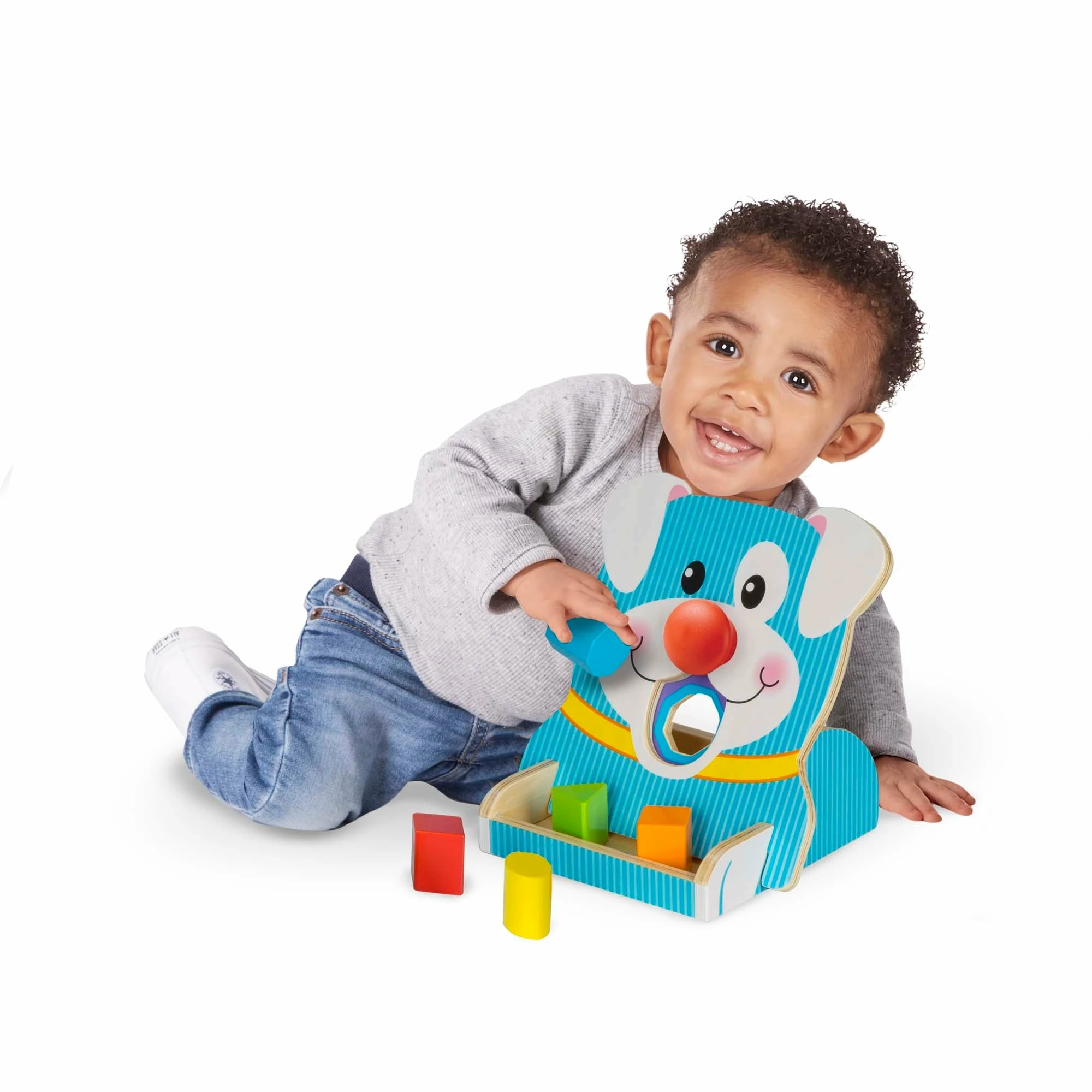 Melissa & Doug Spin & Feed Shape Sorter - Image 4