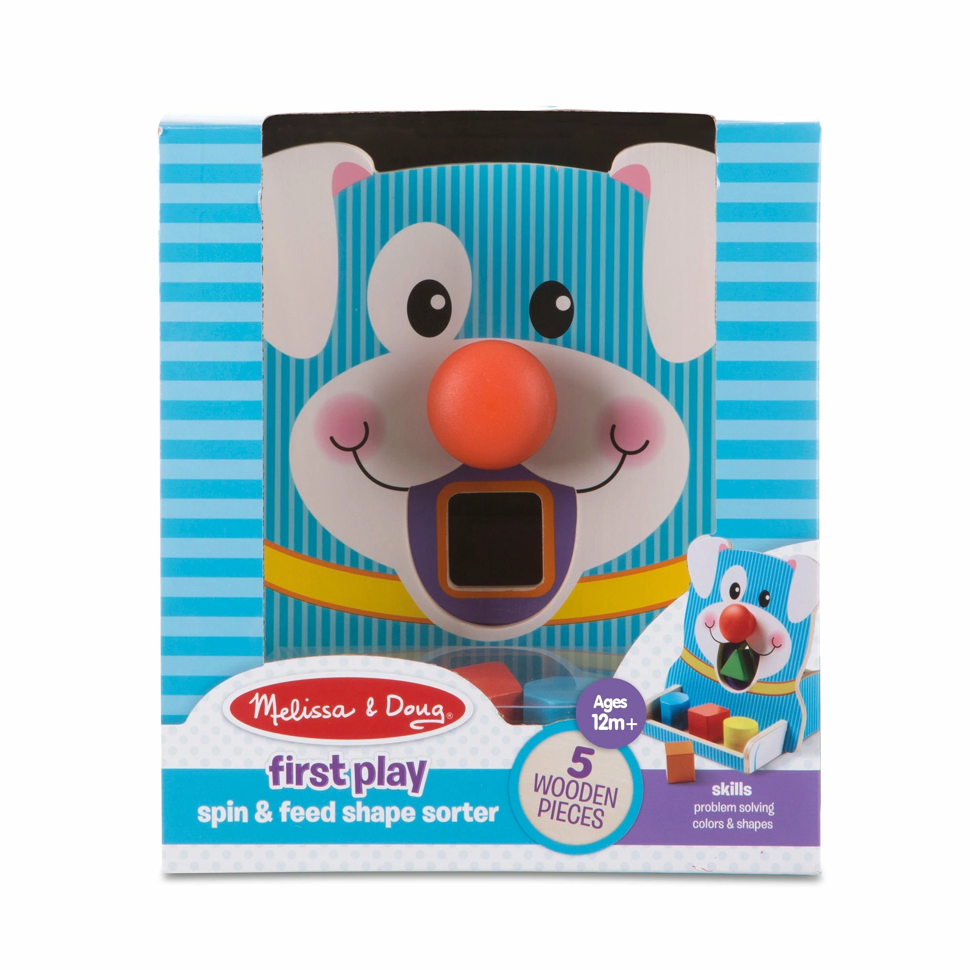 Melissa & Doug Spin & Feed Shape Sorter - Image 6