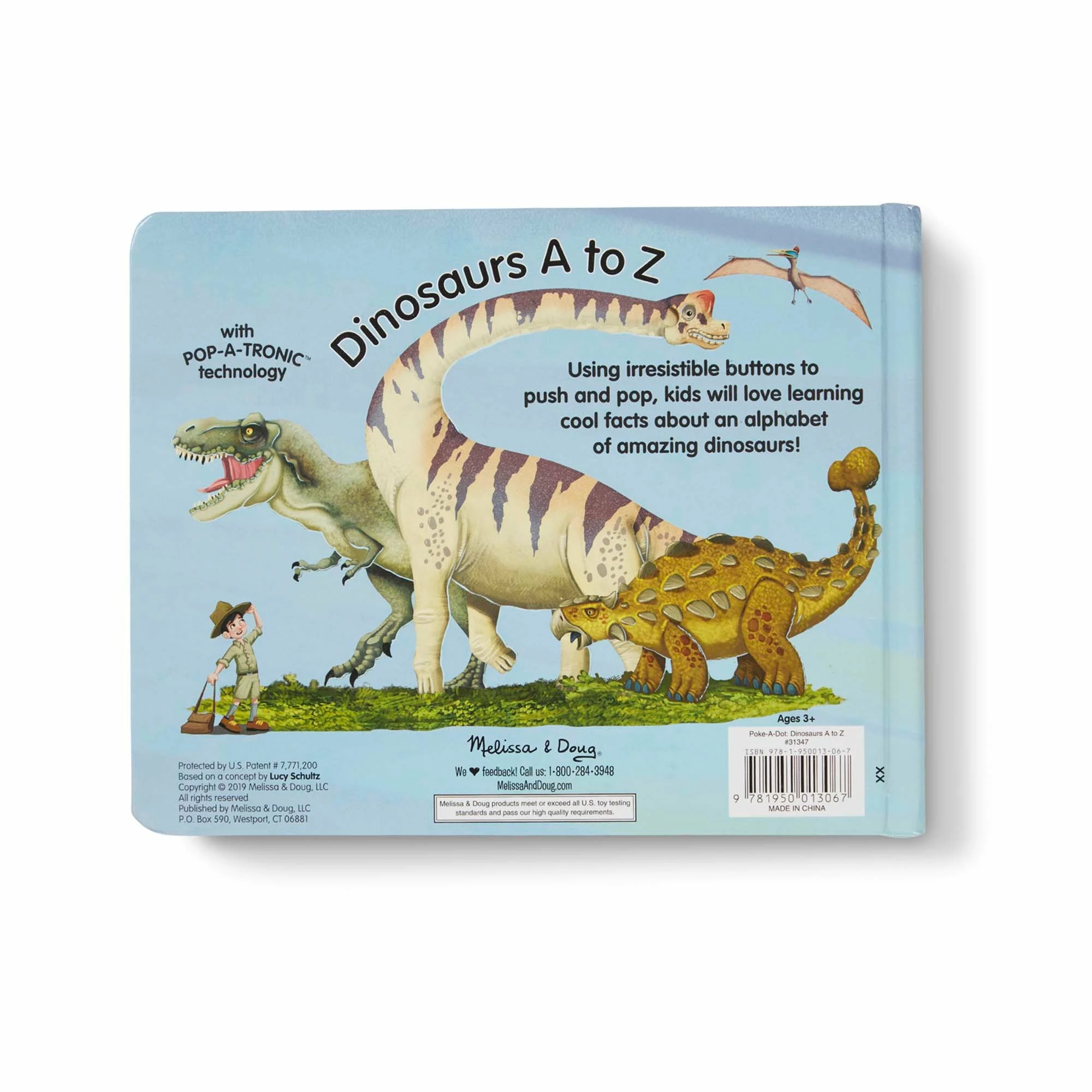 Melissa & Doug Poke-A-Dot: Dinosaurs A To Z - Image 9