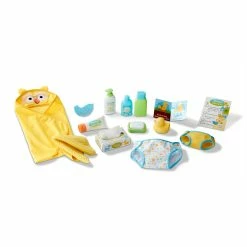 Melissa & Doug Mine To Love Changing & Bathtime Play Set