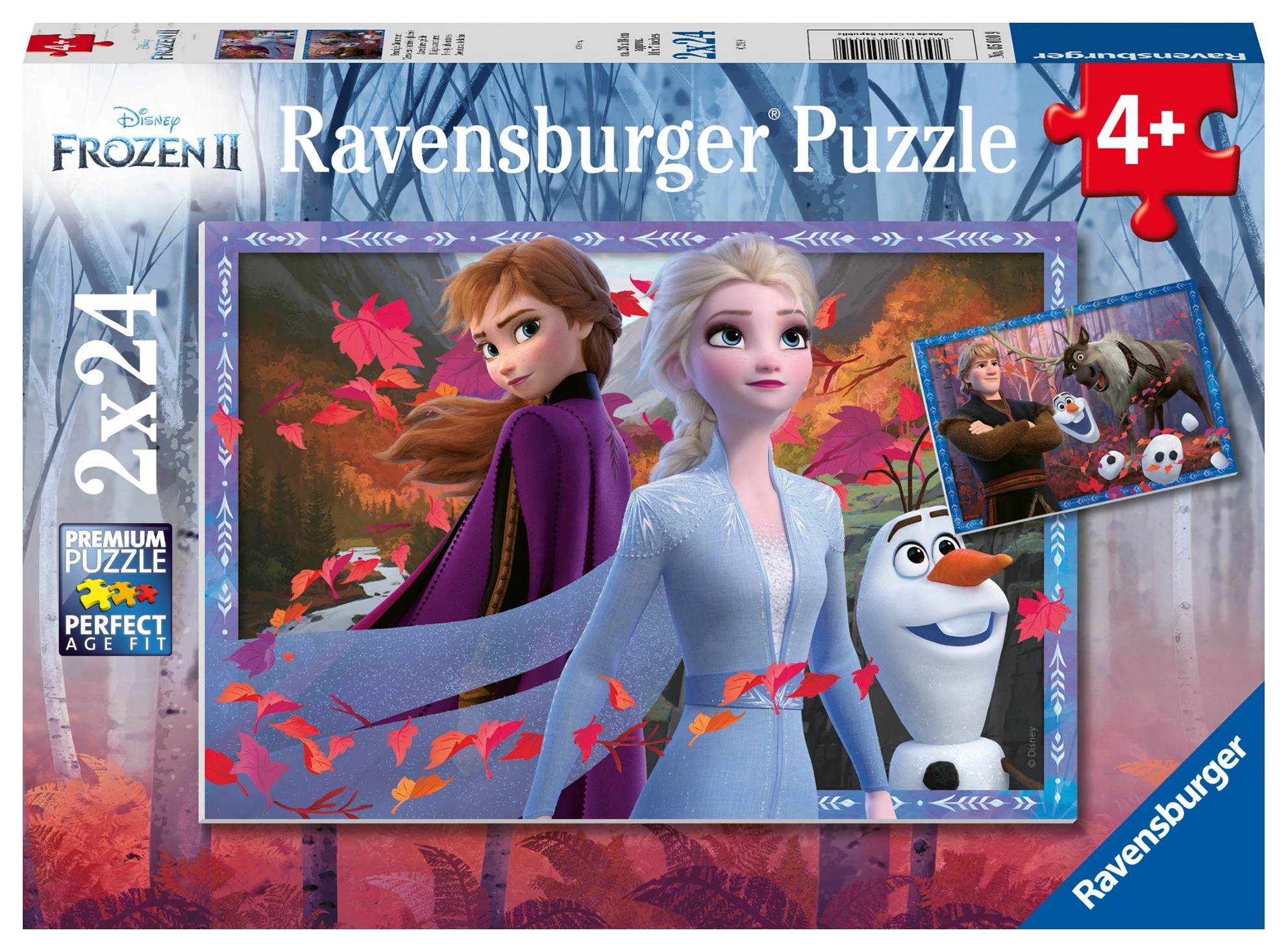 Ravensburger Frosty Adventues - 2 X 24pc Puzzles Puzzle