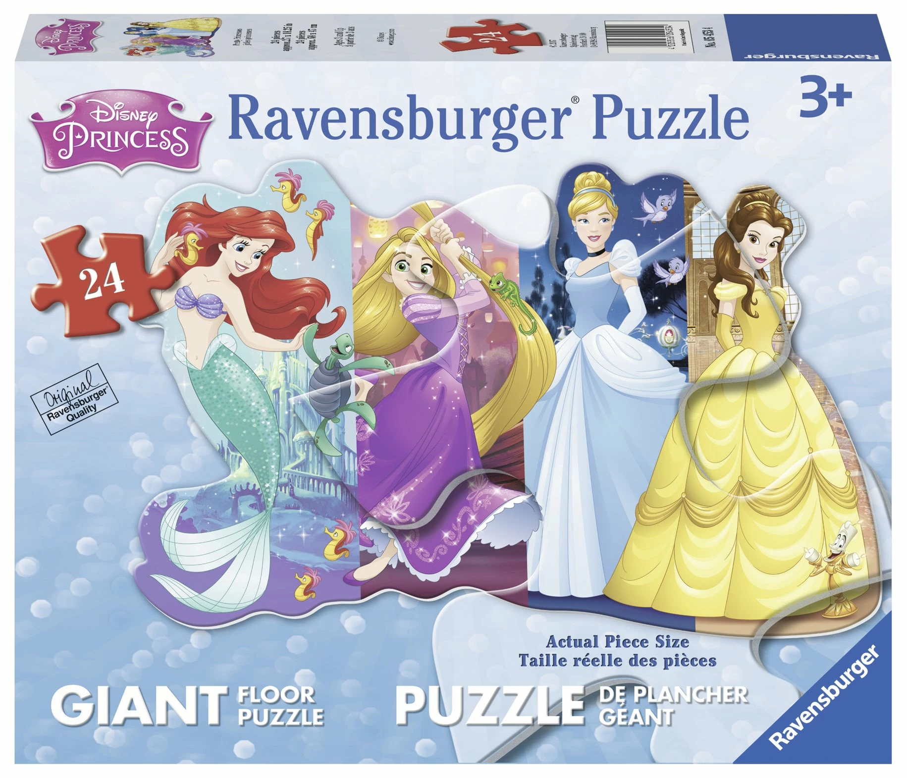 Ravensburger Pretty Princesses - 24pc Shaped Floor Puzzle