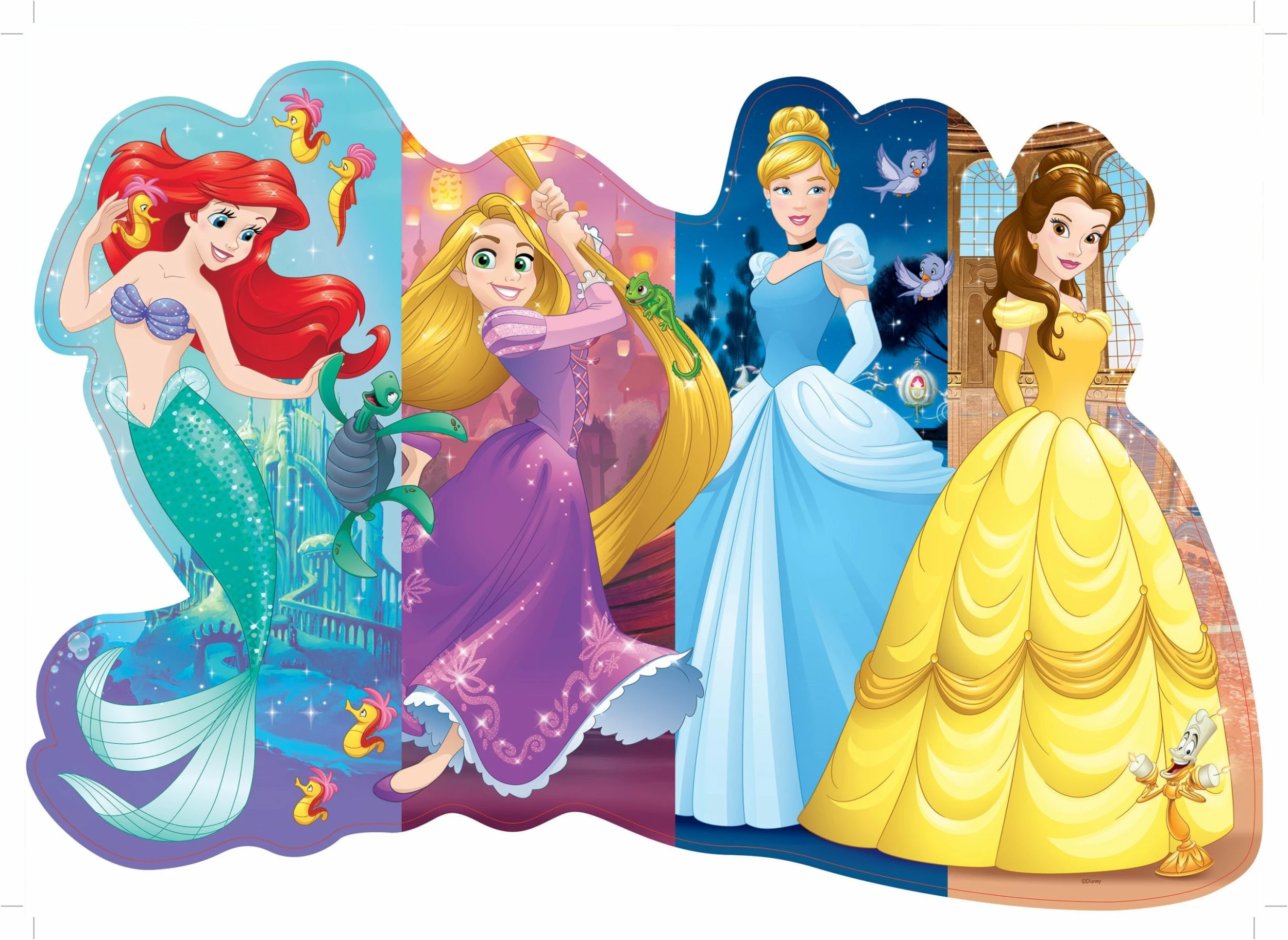 Ravensburger Pretty Princesses - 24pc Shaped Floor Puzzle - Image 2