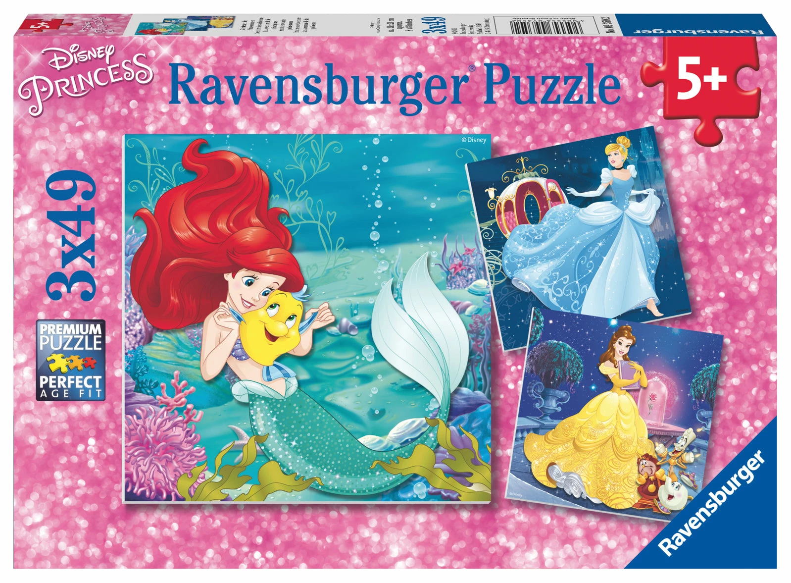 Ravensburger Princesses - 3 X 49pc Puzzles