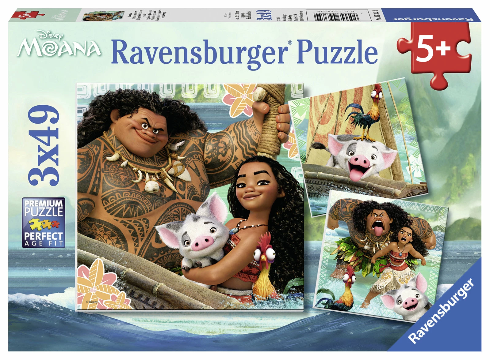 Ravensburger Born To Voyage - 3 X 49 Pc Puzzles