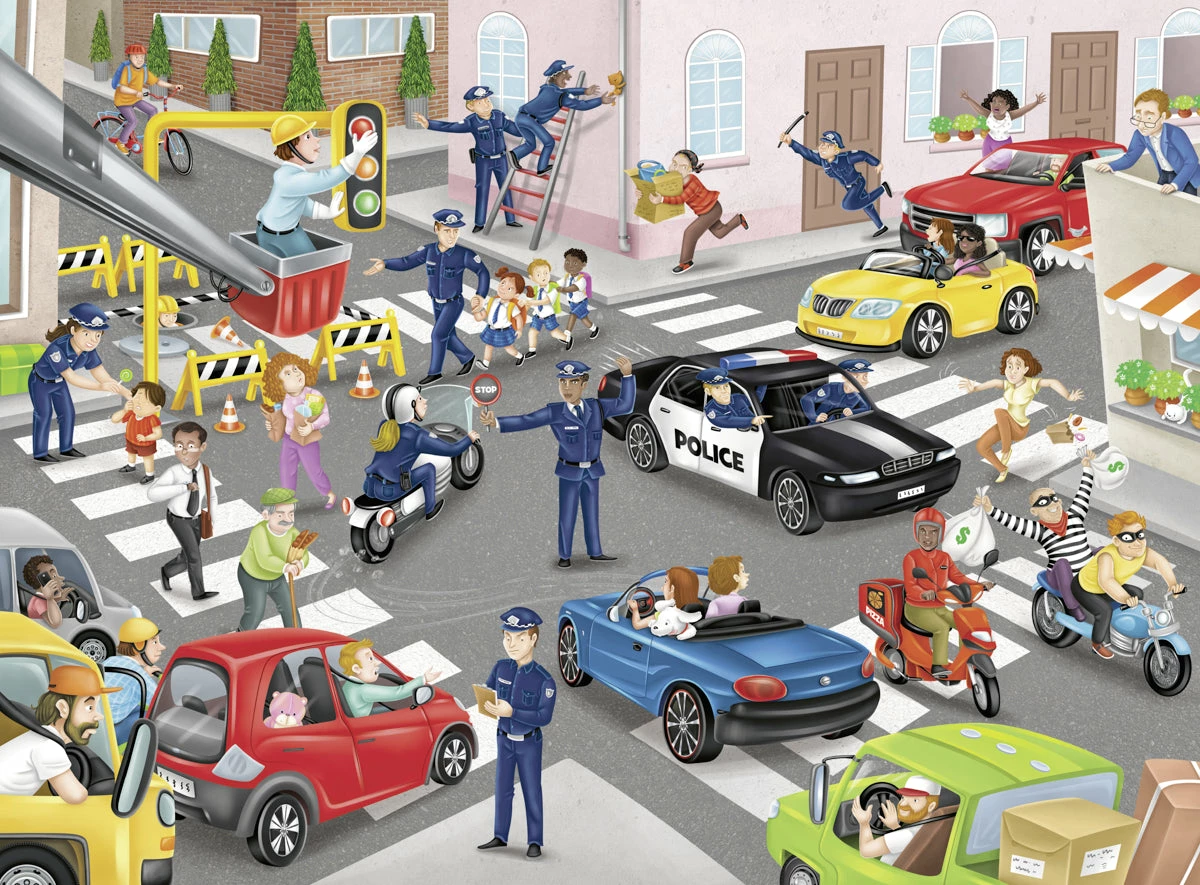 Ravensburger Police On Patrol - 100pc Puzzle - Image 2
