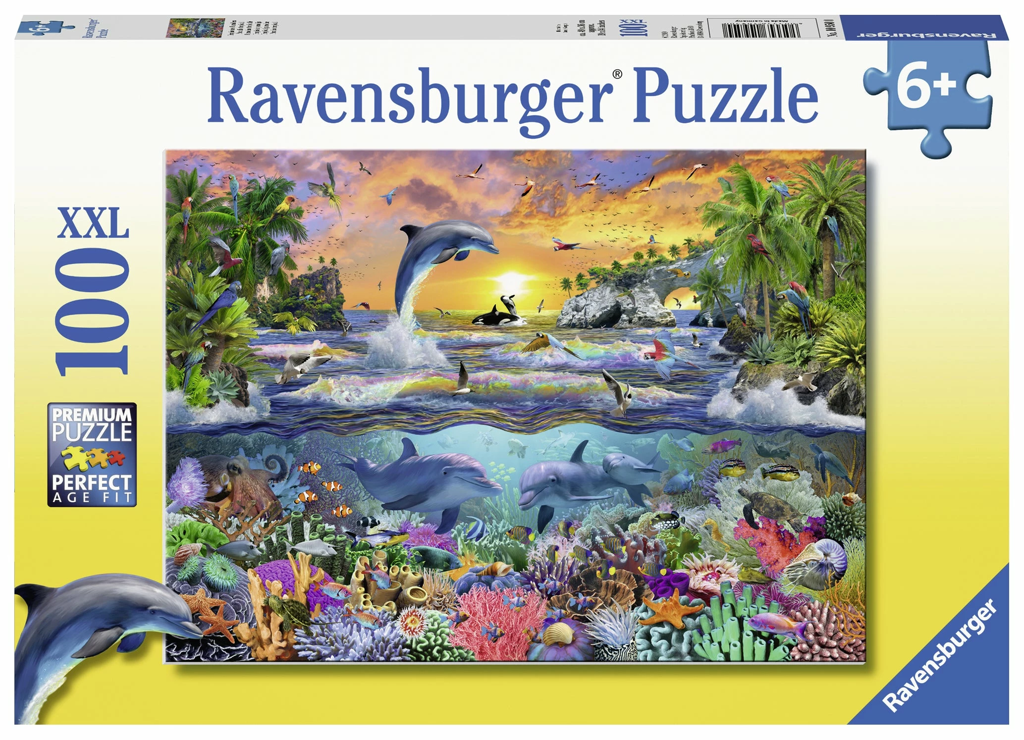 Ravensburger Tropical Paradise - 100pc Puzzle 1 Ravensburger Tropical Paradise - 100pc Puzzle