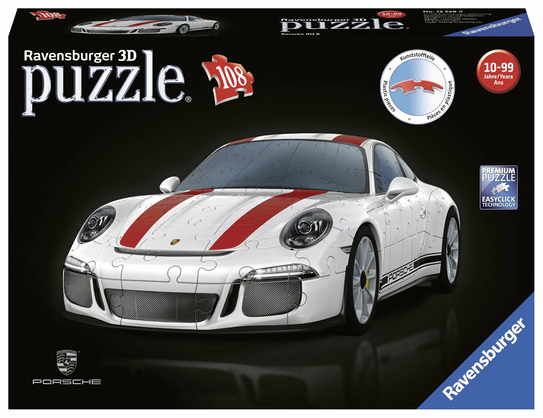 Ravensburger Porsche 911 R - 216pc 3D Puzzle