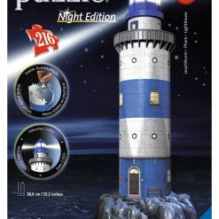 Ravensburger Lighthouse - Night Edition - 216pc 3D Puzzle