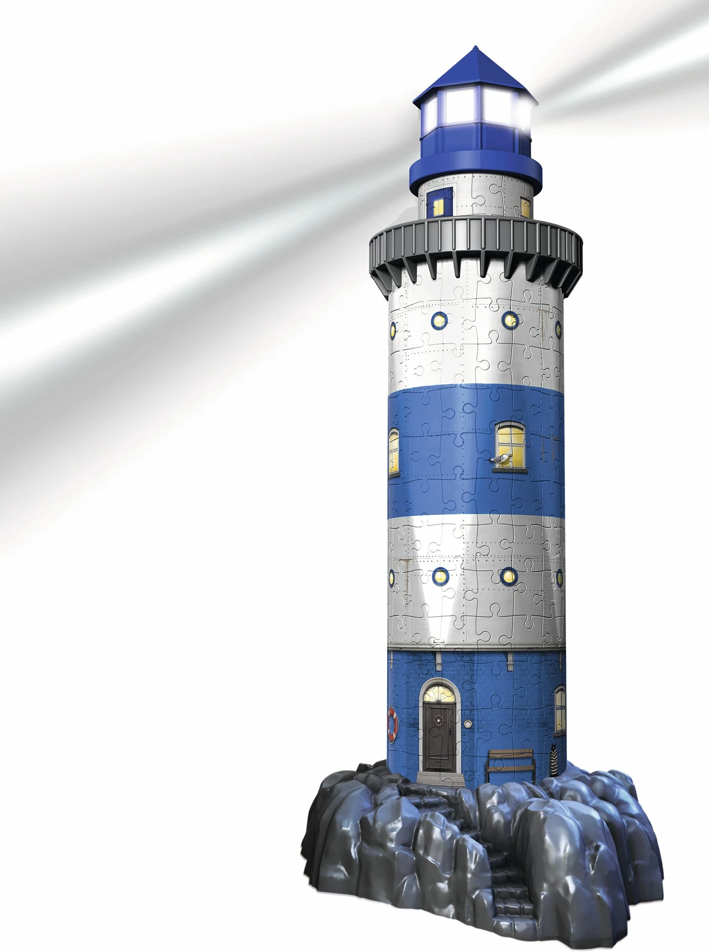 Ravensburger Lighthouse - Night Edition - 216pc 3D Puzzle - Image 2