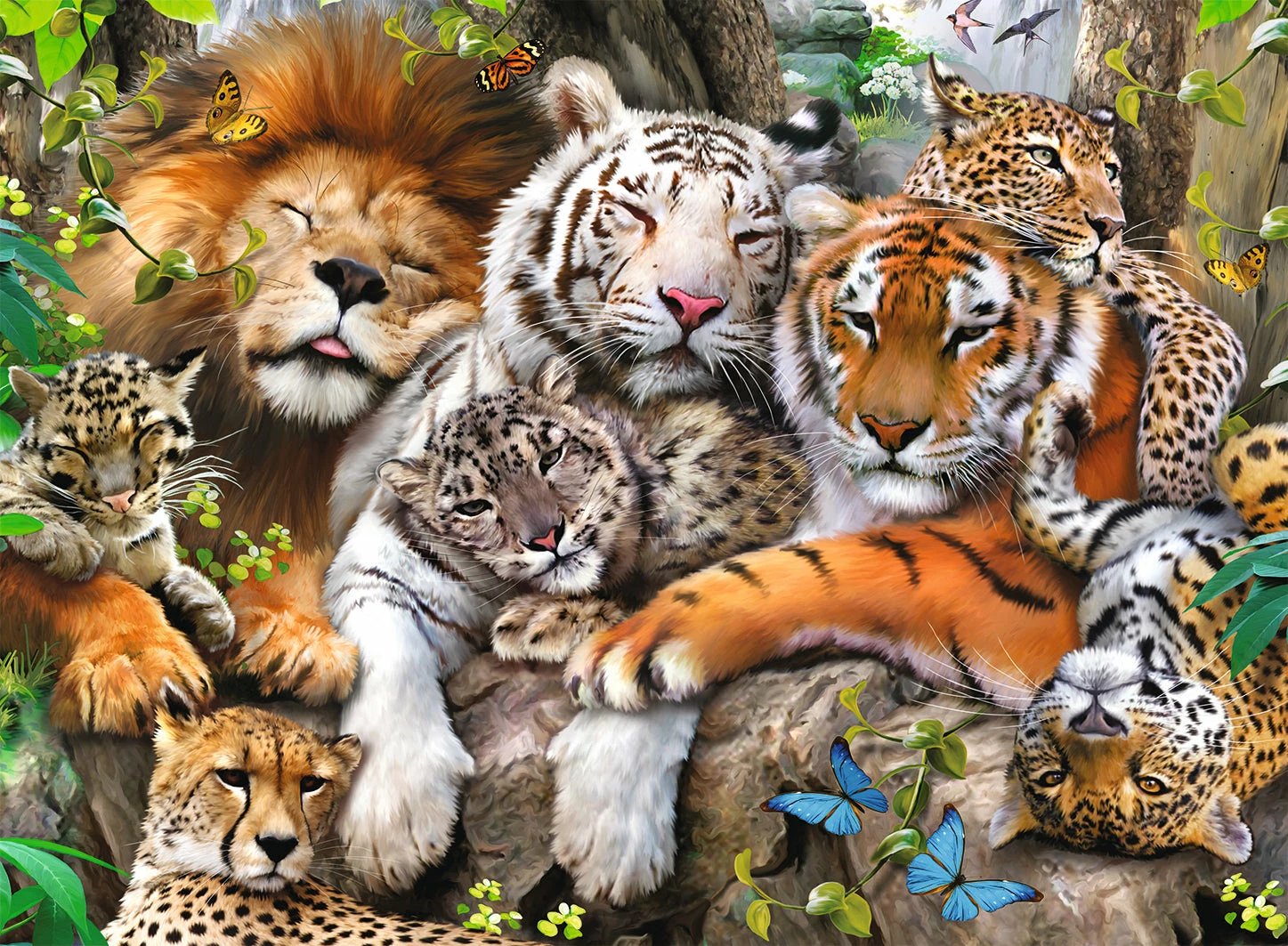 Ravensburger Big Cat Nap - 200pc Puzzle - Image 2