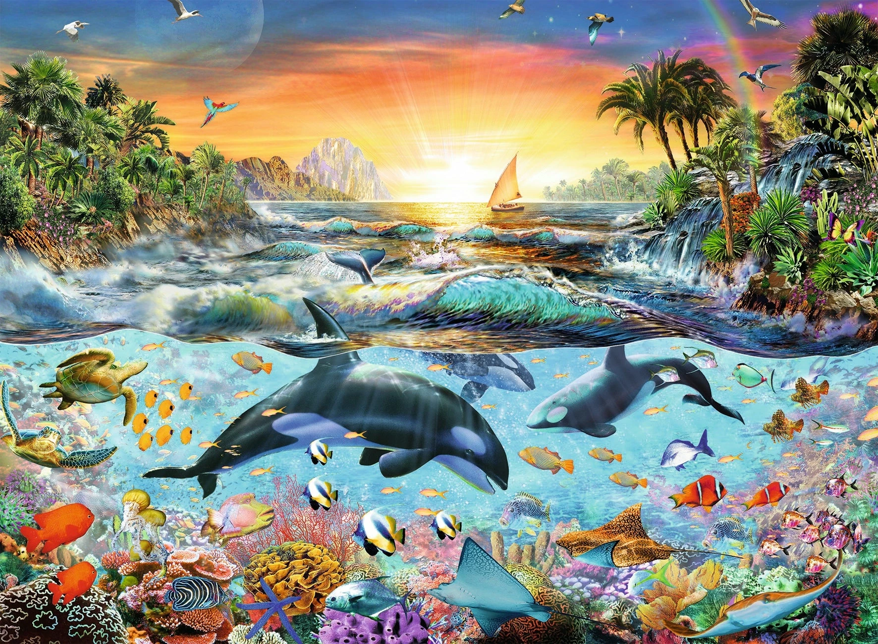 Ravensburger Orca Paradise - 200pc Puzzle - Image 2