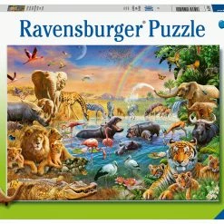 Ravensburger Savannah Jungle Waterhole - 100pc Puzzle