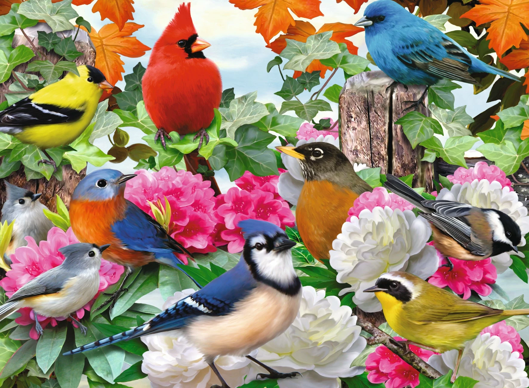 Ravensburger Garden Birds - 500pc Puzzle - Image 2