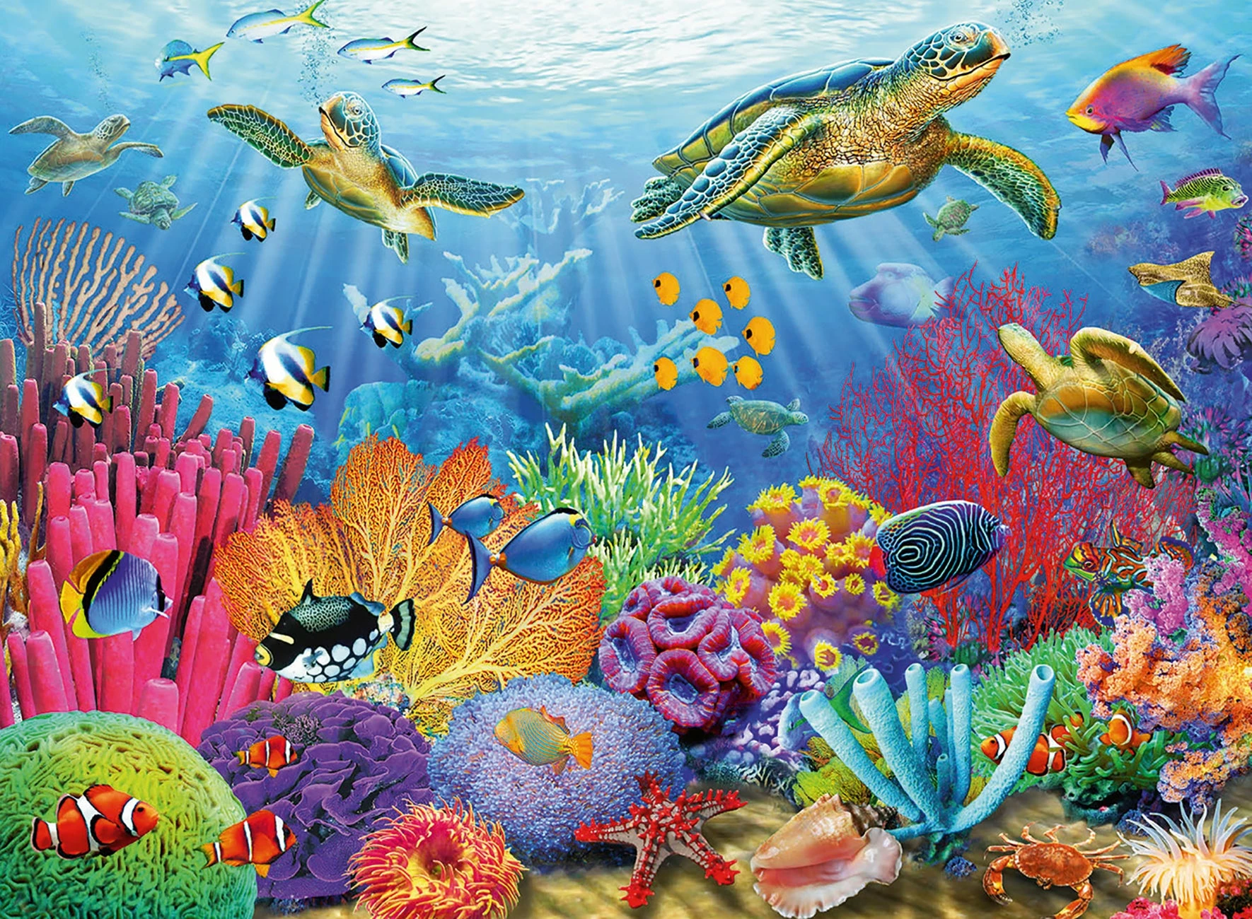 Ravensburger Tropical Waters - 500pc Puzzle 2 Ravensburger Tropical Waters - 500pc Puzzle - Image 2