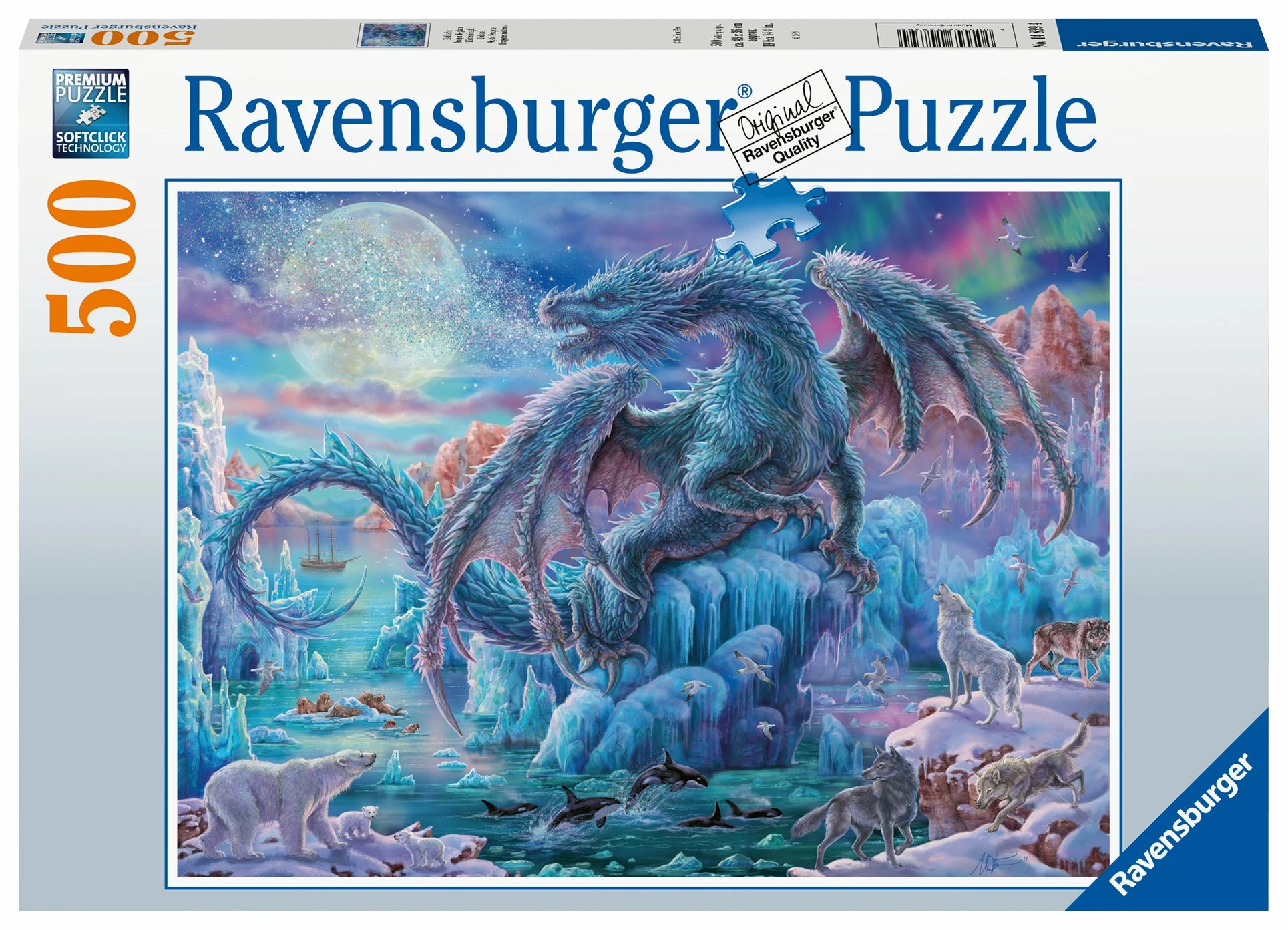 Ravensburger Mystical Dragons - 500pc Puzzle