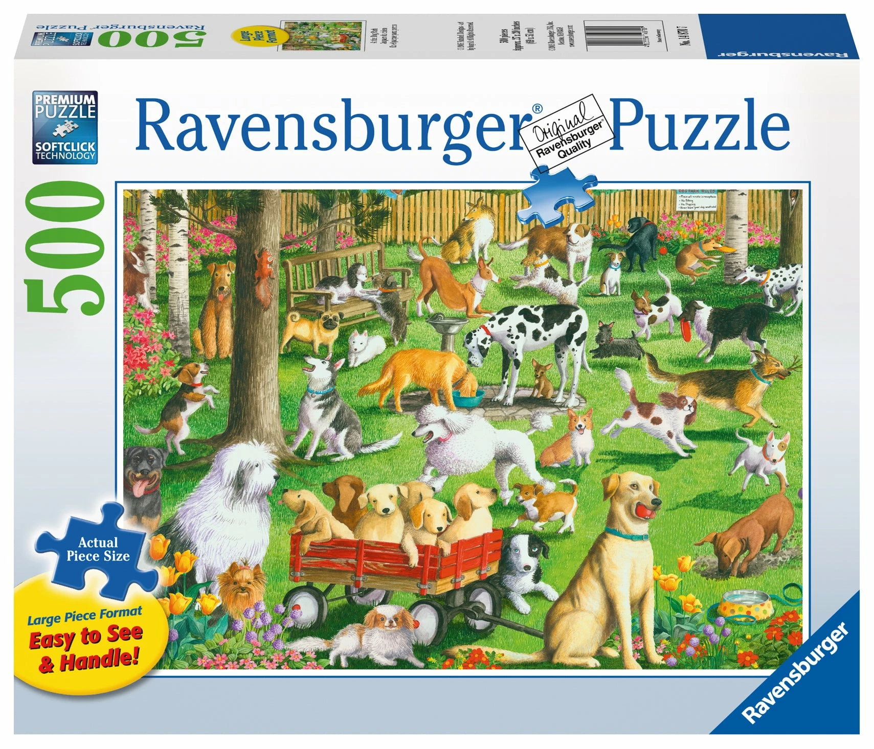 Ravensburger At The Dog Park - 500pc Large Format Puzzle