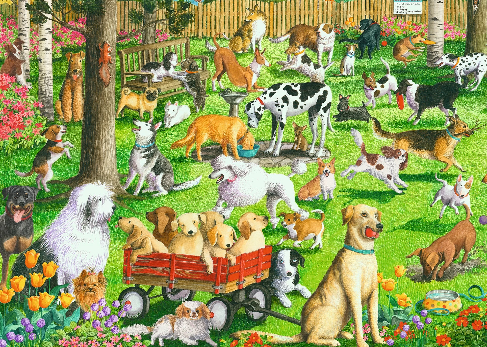 Ravensburger At The Dog Park - 500pc Large Format Puzzle - Image 2