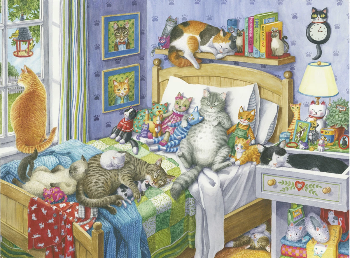 Ravensburger Cat Nap - 500pc Large Format Puzzle - Image 2