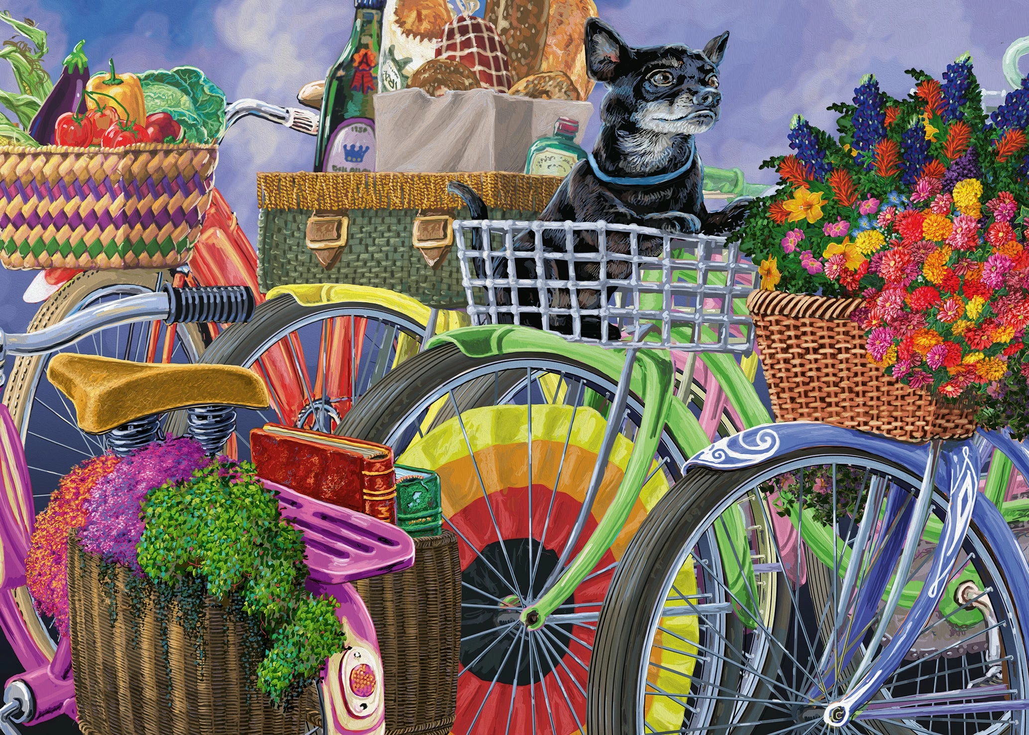 Ravensburger Bicycle Group - 300pc Large Format Puzzle - Image 2