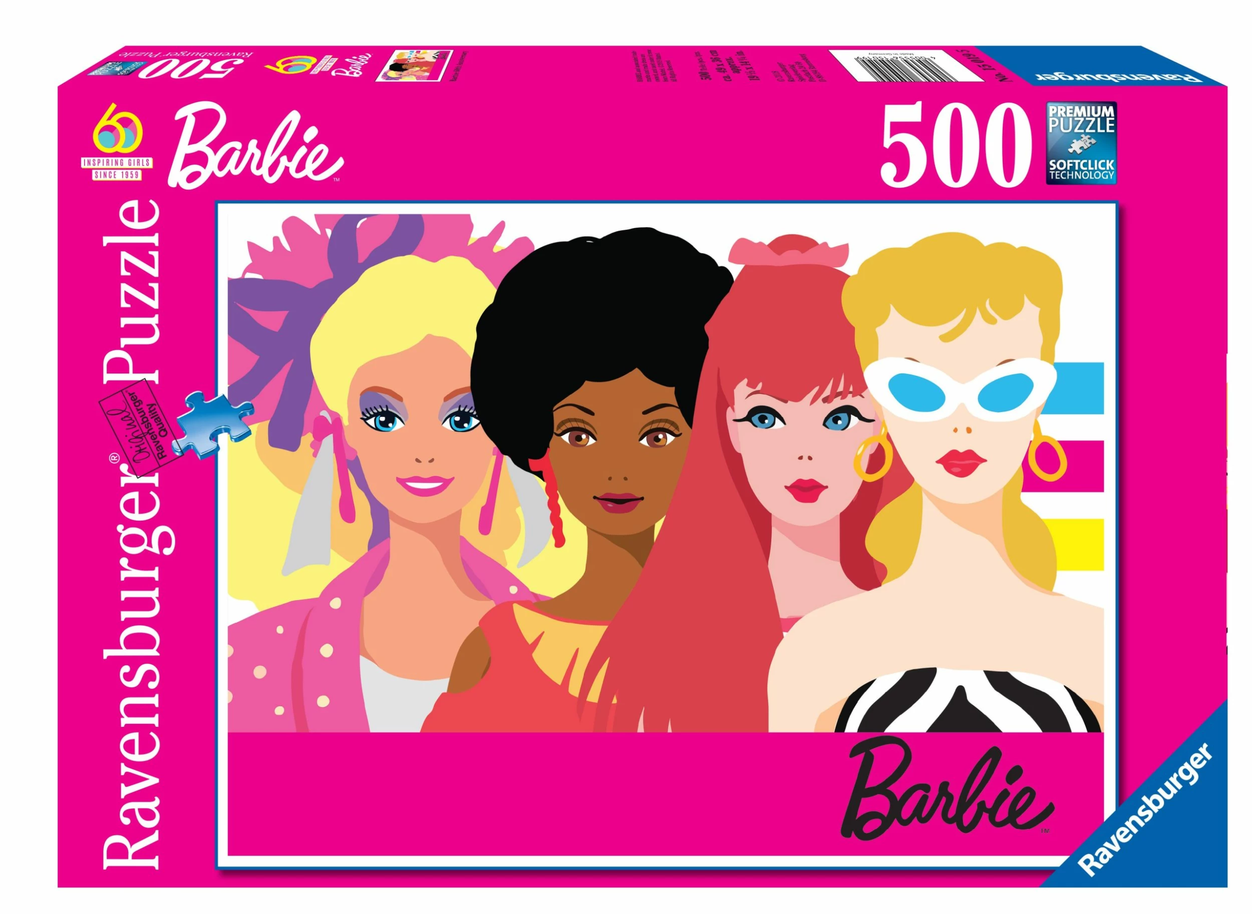 Ravensburger Barbie 60th Anniversary - 500pc Puzzle