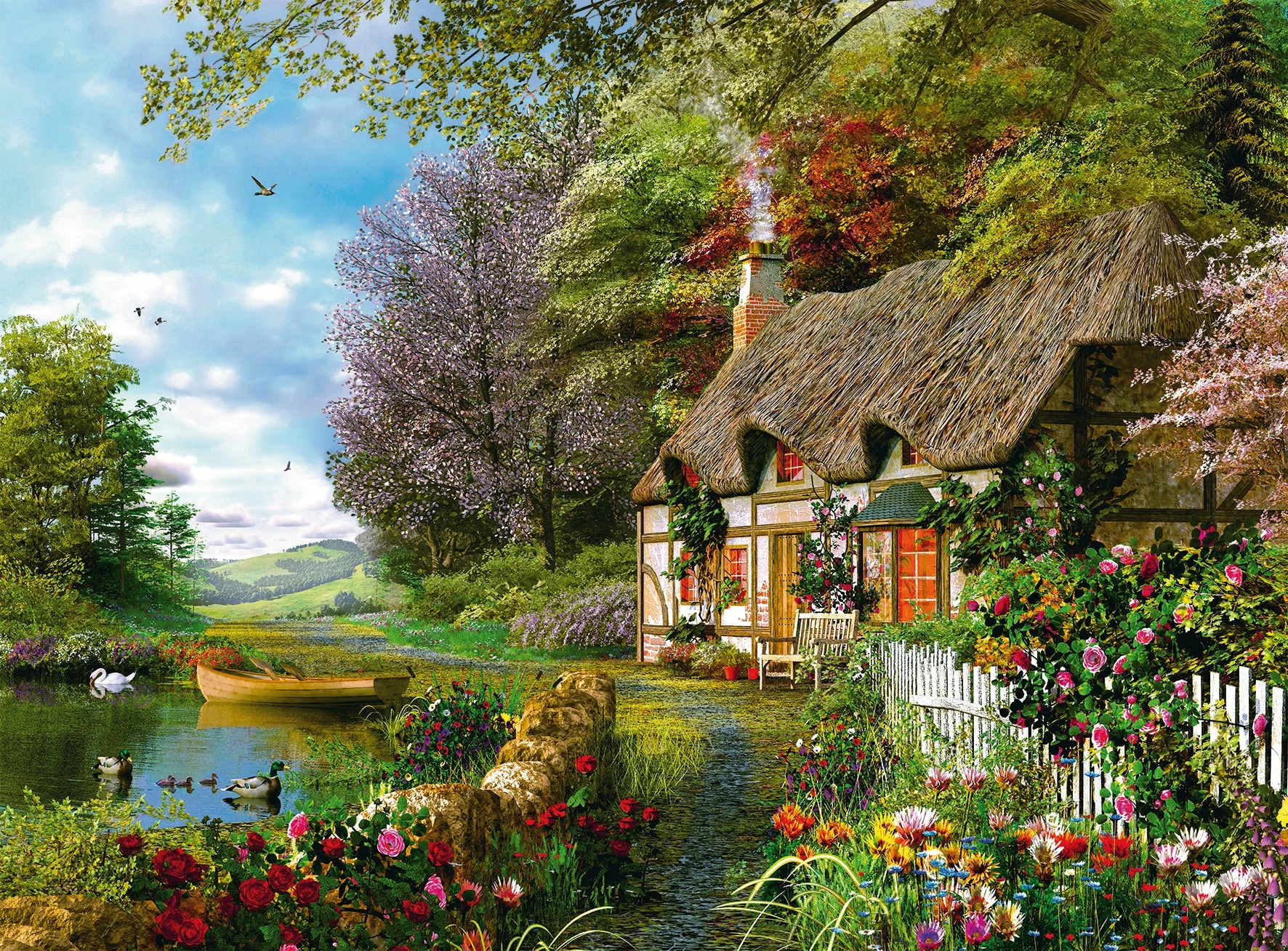Ravensburger Country Cottage - 1500pc Puzzle - Image 2