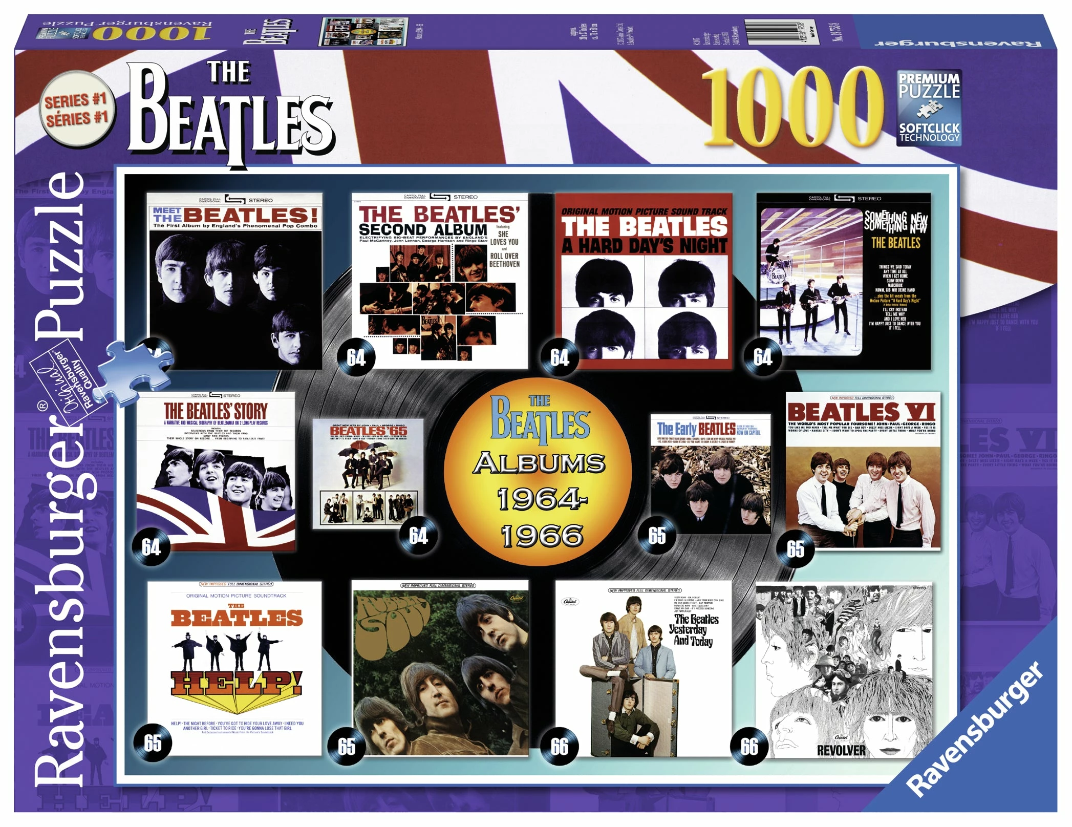 Ravensburger The Beatles: Albums 1964-66 - 1000pc Puzzle
