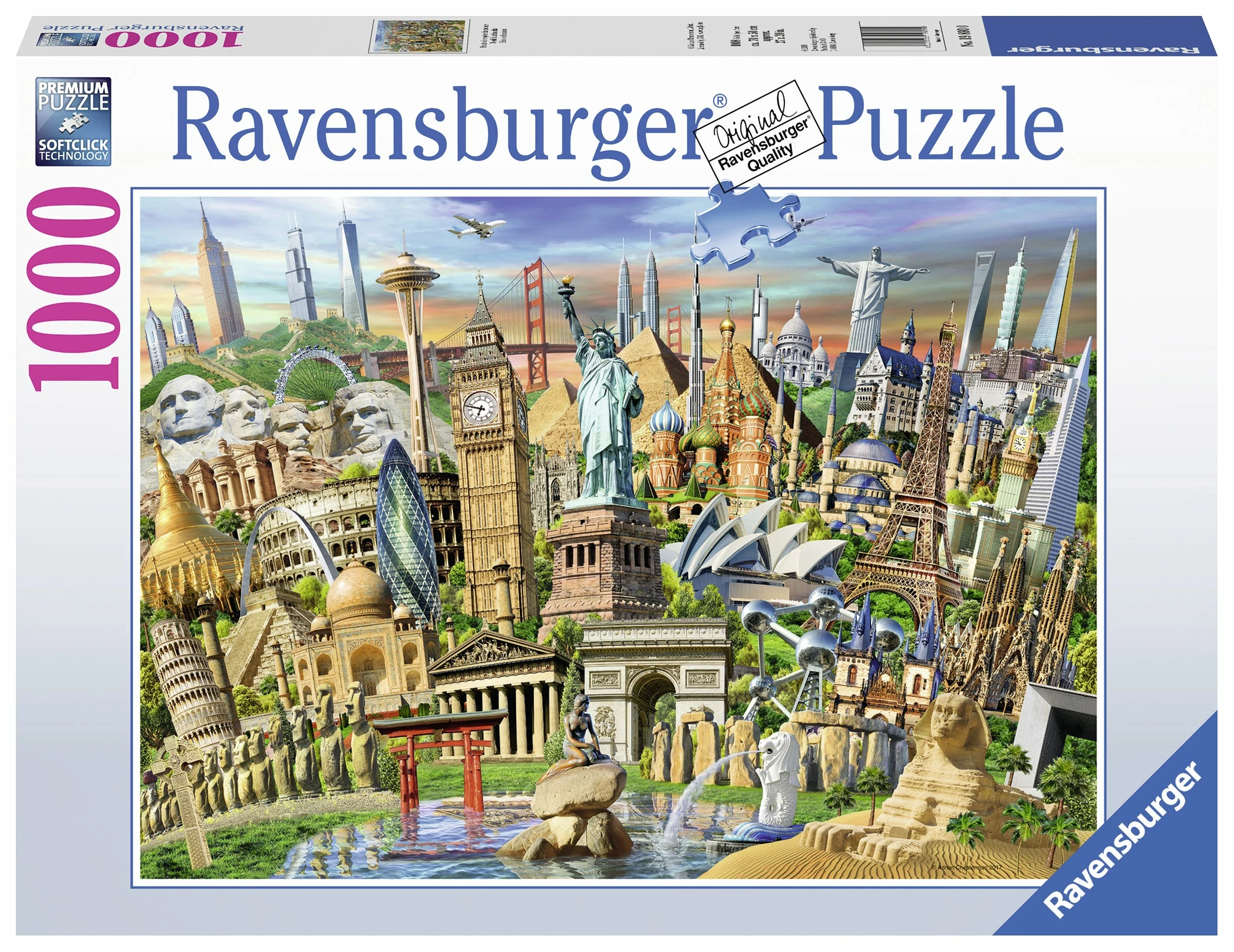 Ravensburger World Landmarks - 1000pc Puzzle