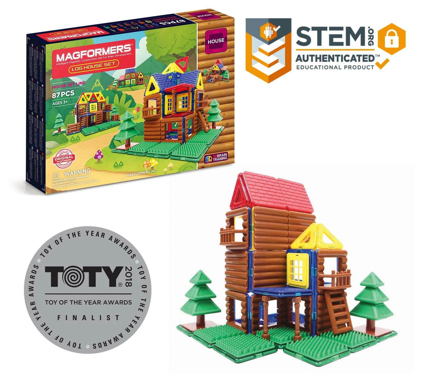 Magformers Log House 87pc