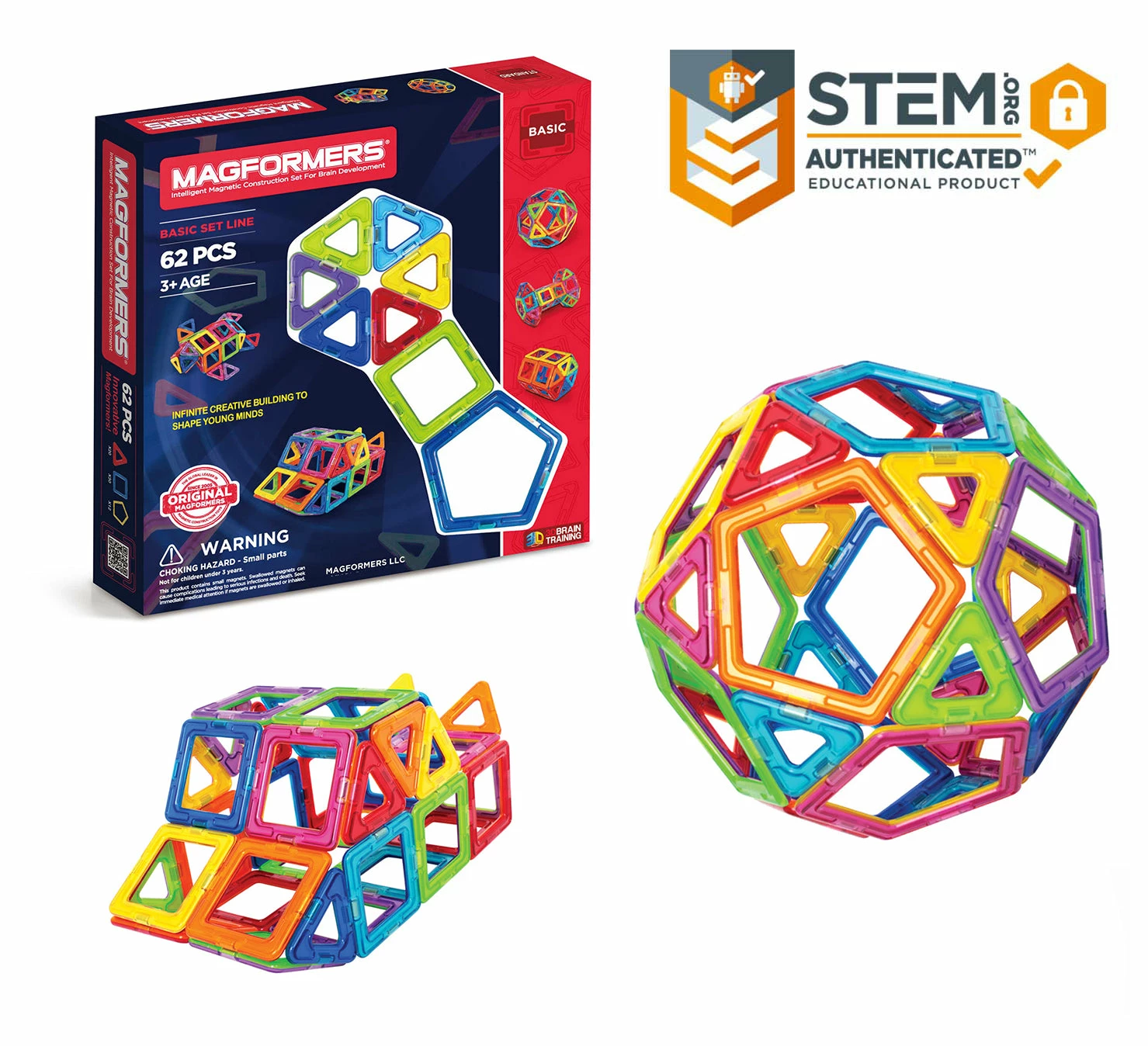 Magformers Rainbow 62pc Set - Image 10