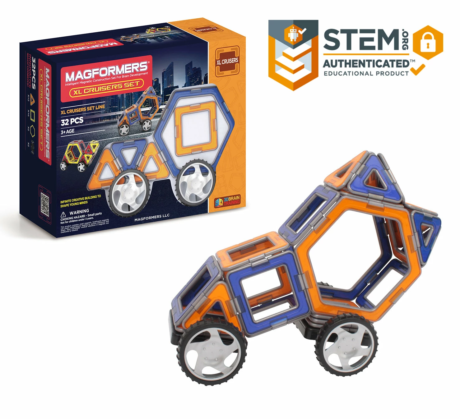 Magformers XL Cruisers 32pc Car Set