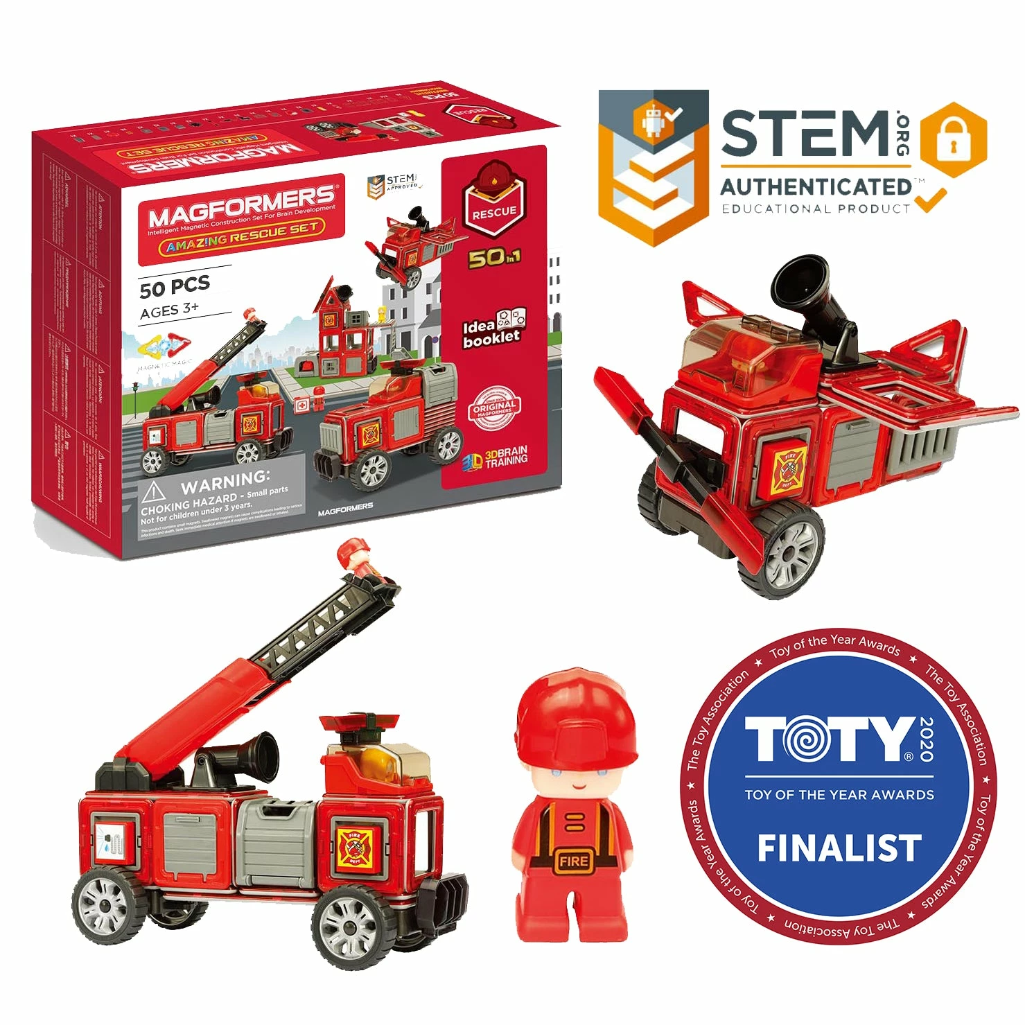 Magformers Amazing Rescue 50Pc Set