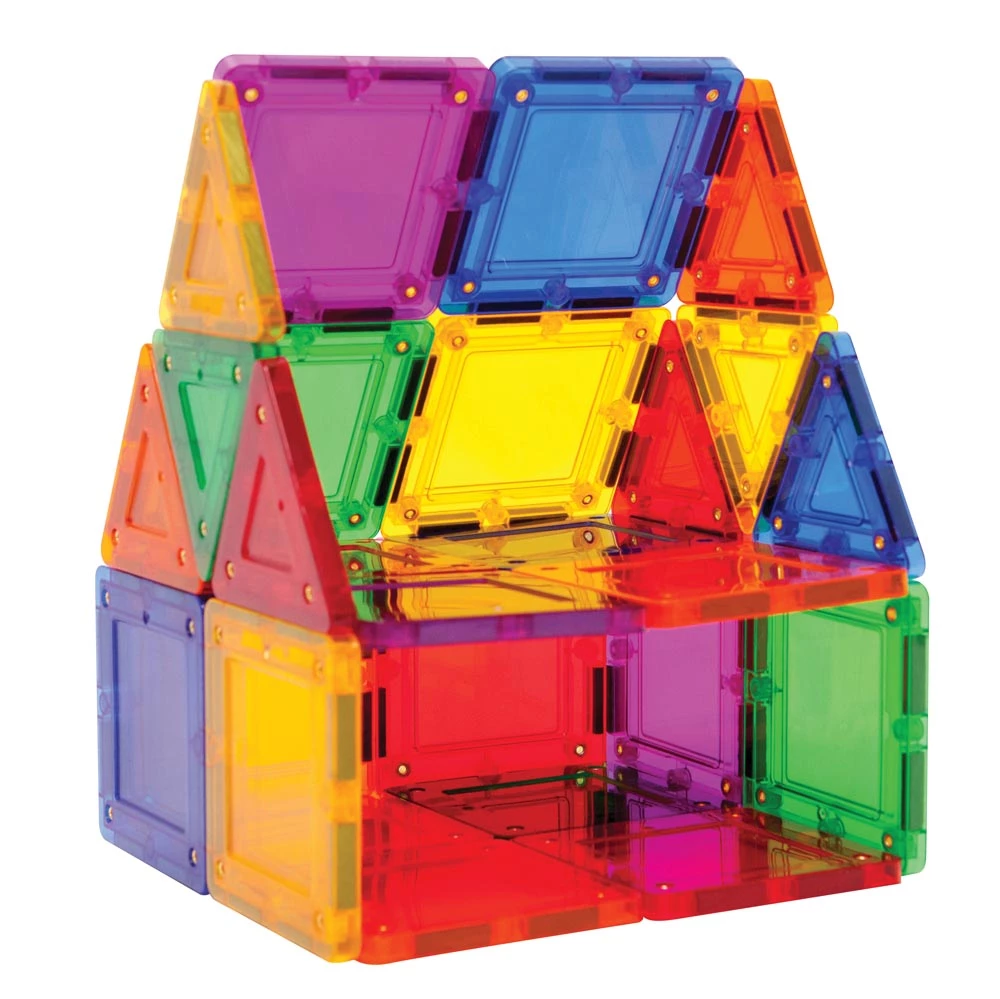 Magformers TileBlox Rainbow 30pc With Magnetic Activity Board - Image 4