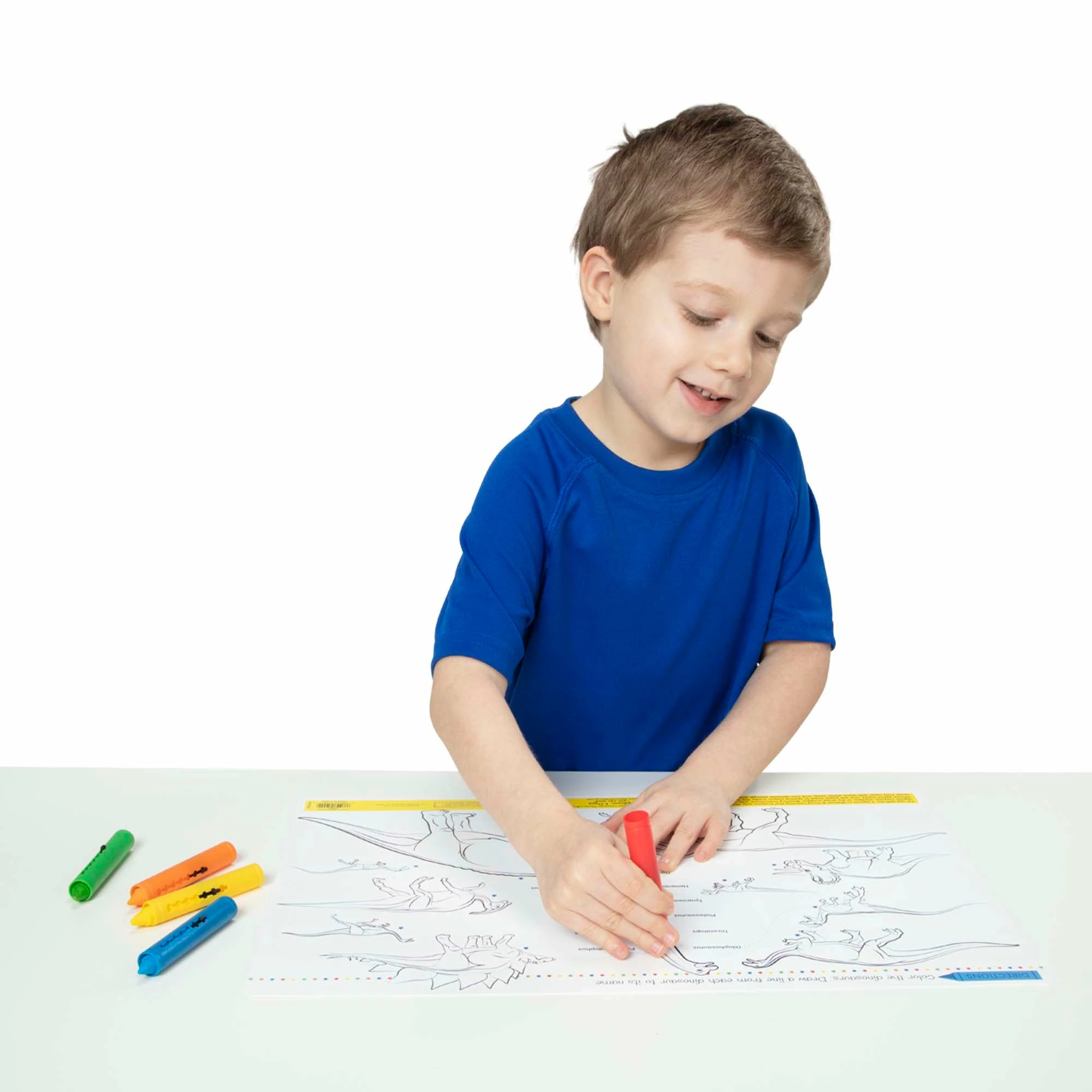 Melissa & Doug Dinosaurs Color-a-Mat - Image 2