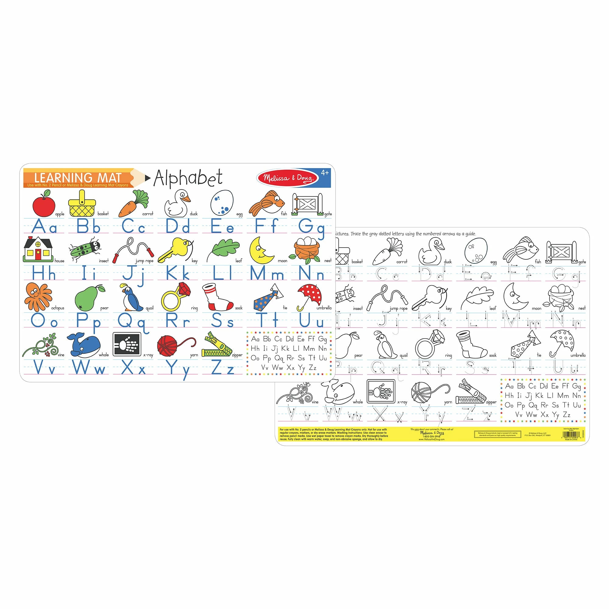 Melissa & Doug Alphabet Write-a-Mat