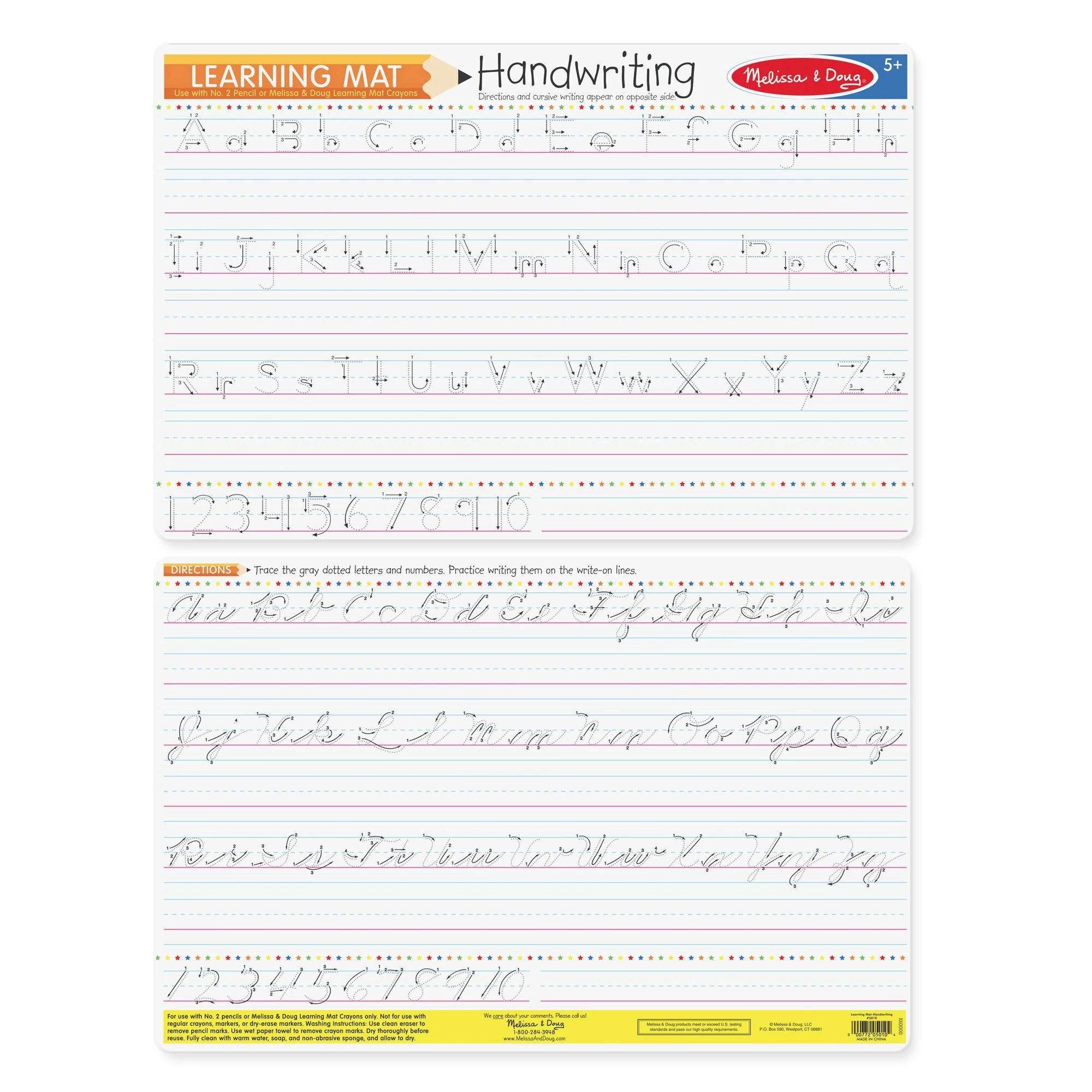 Melissa & Doug Handwriting Write-a-Mat