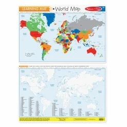 Melissa & Doug Countries Of The World Write-a-Mat