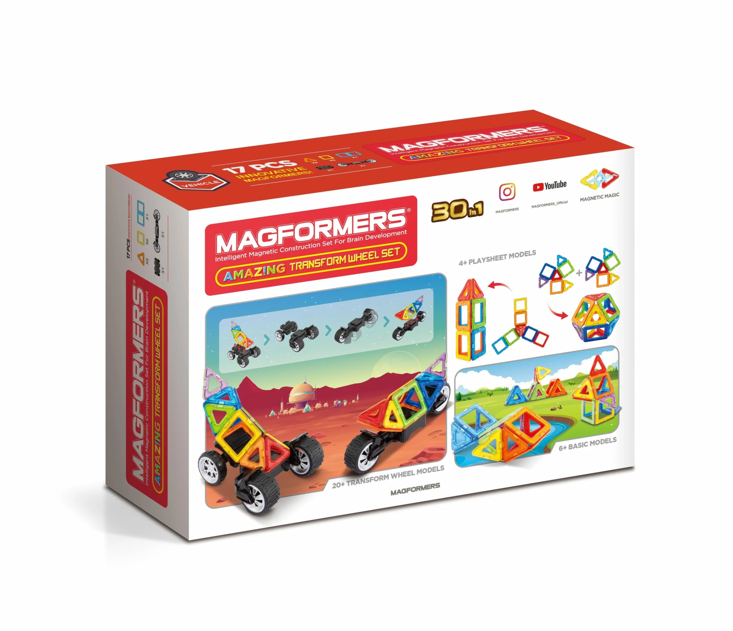 Magformers Amazing Transform 17Pc Wheel Set - Image 5